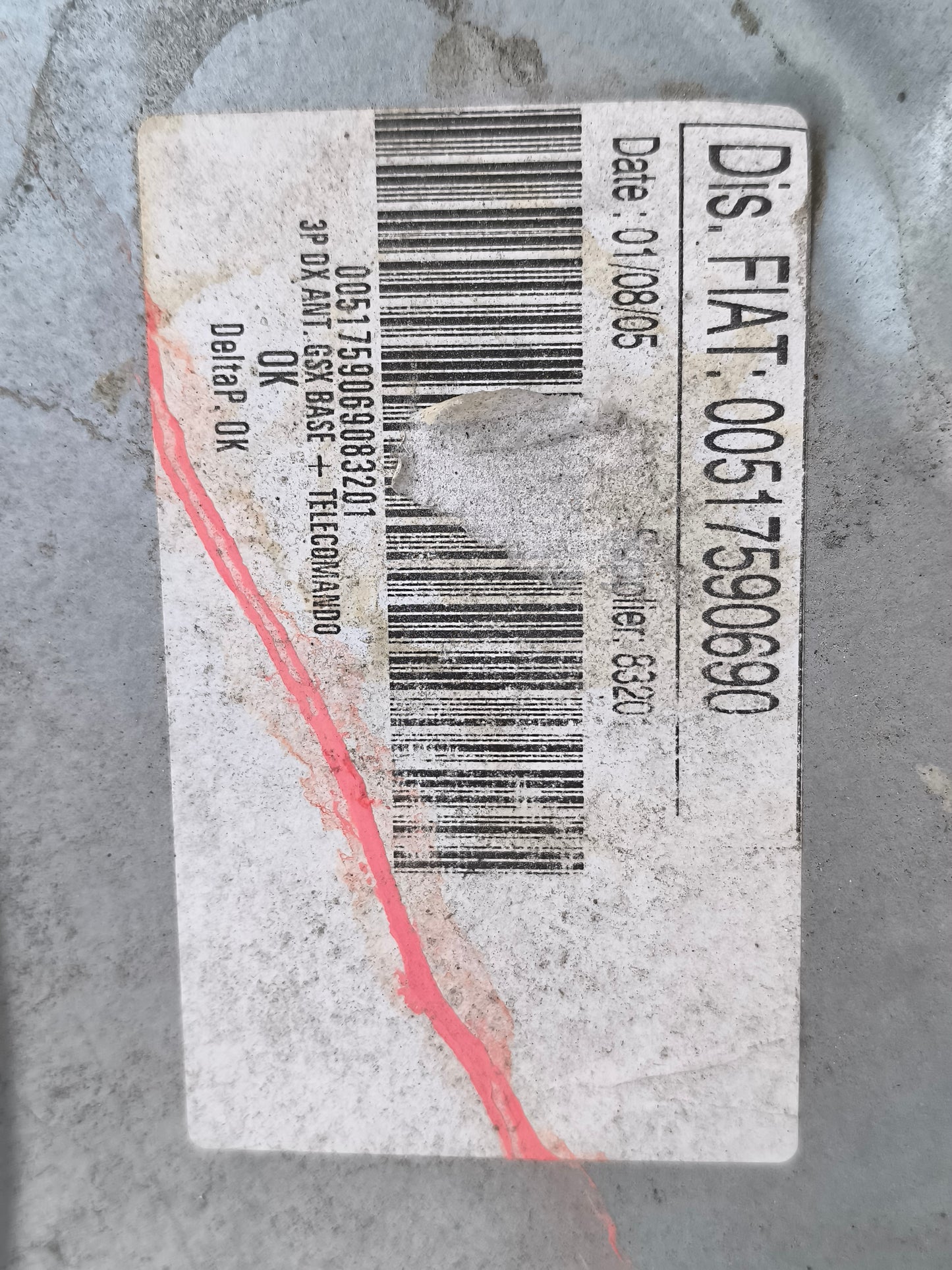 Cremagliera a pannello dx Fiat Stilo 3 porte 2001-2007 cod: 00517590690 ecoAG8431