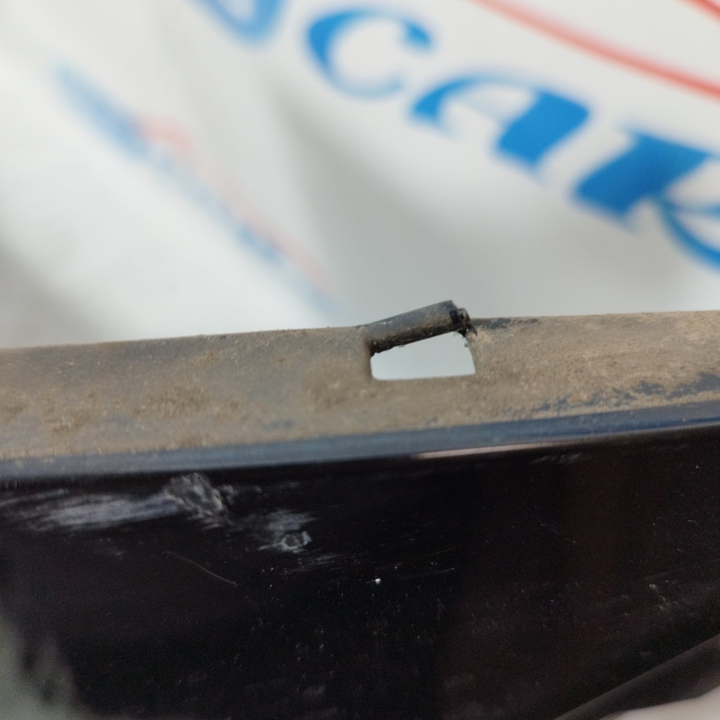 Schwarze Heckstoßstange Nissan Qashqai 2010 ecoAC10376