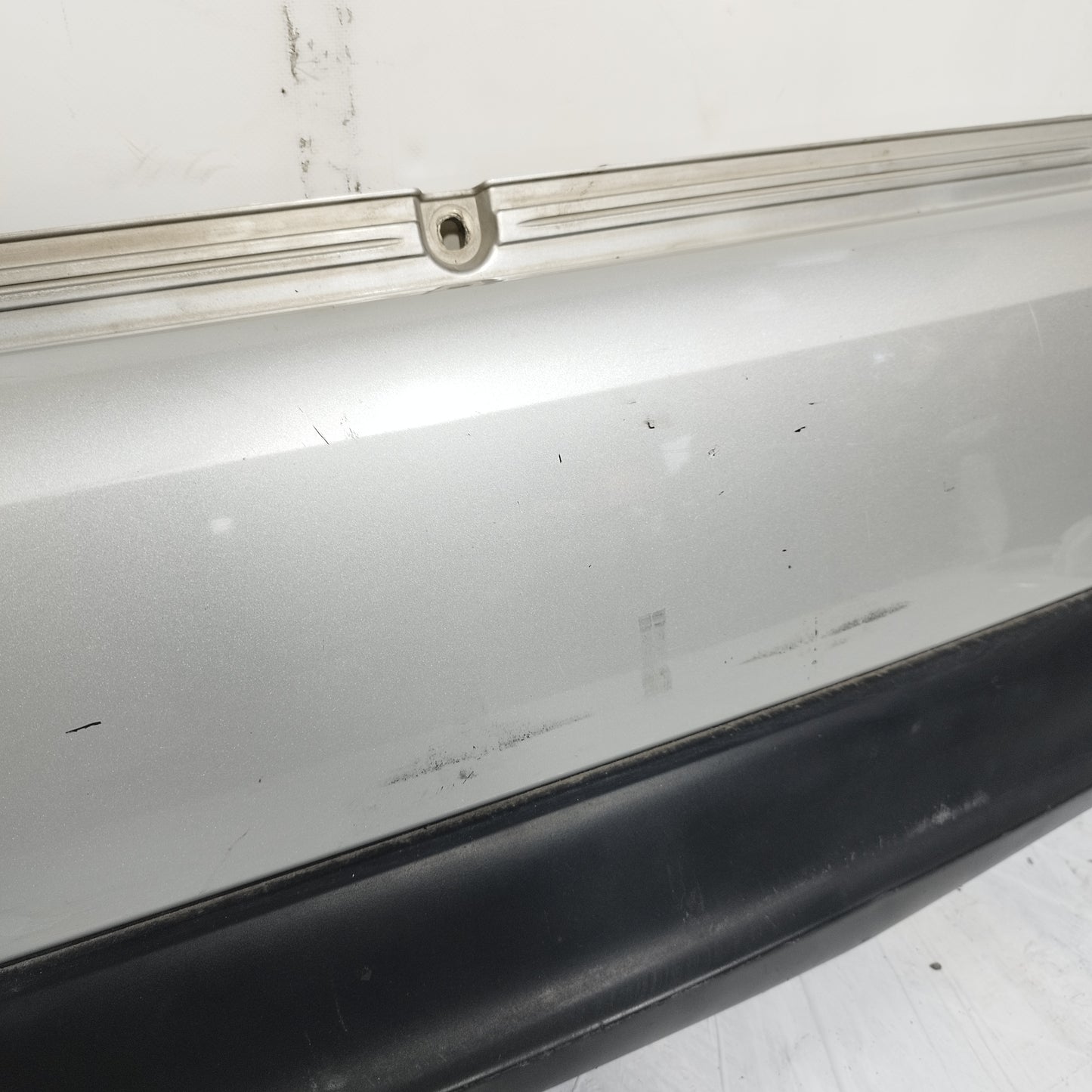 Rear central bumper silver gray Smart Fortwo 450 2004 ecoAC3183