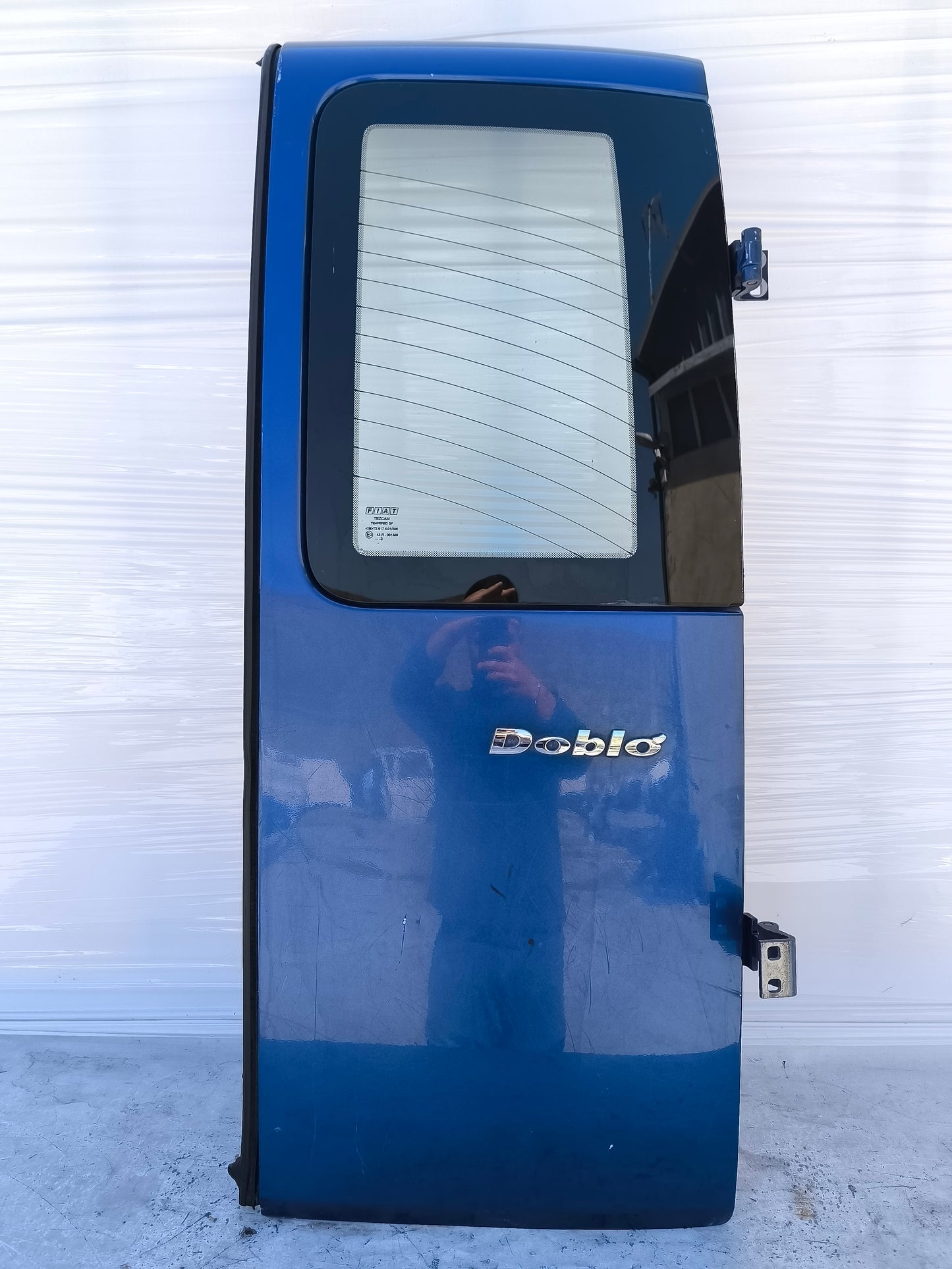 Sportello di carico posteriore dx blu Fiat Doblò (223) anno 2005-2010 Restyling ecoAG8195