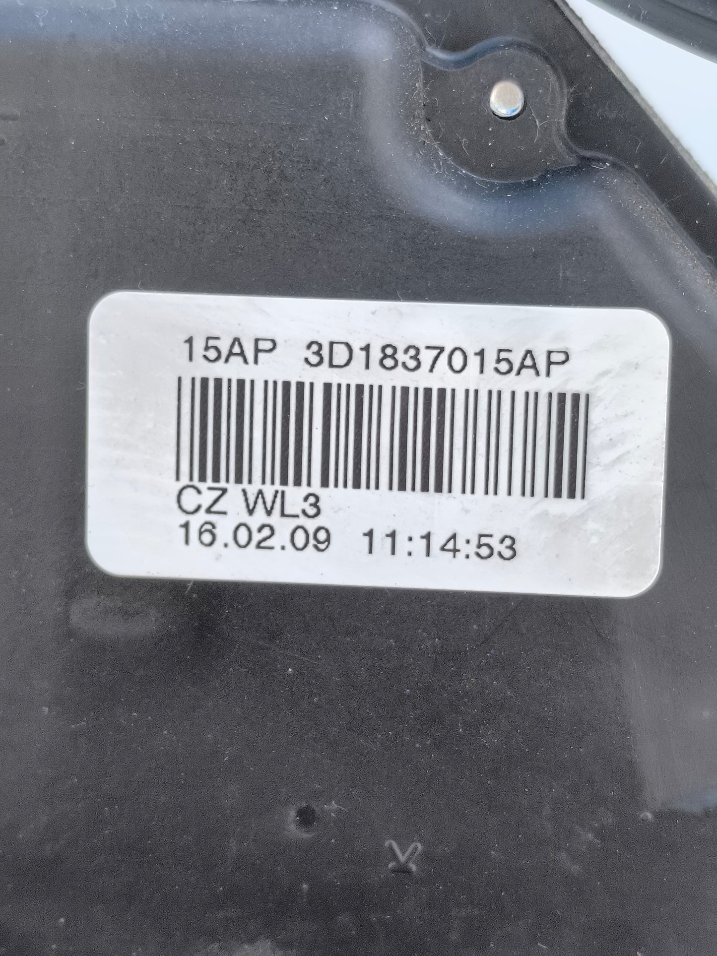 Serratura anteriore sx Skoda Octavia anno 2009 9 PIN cod. 3D11837015AP ecoAG7366