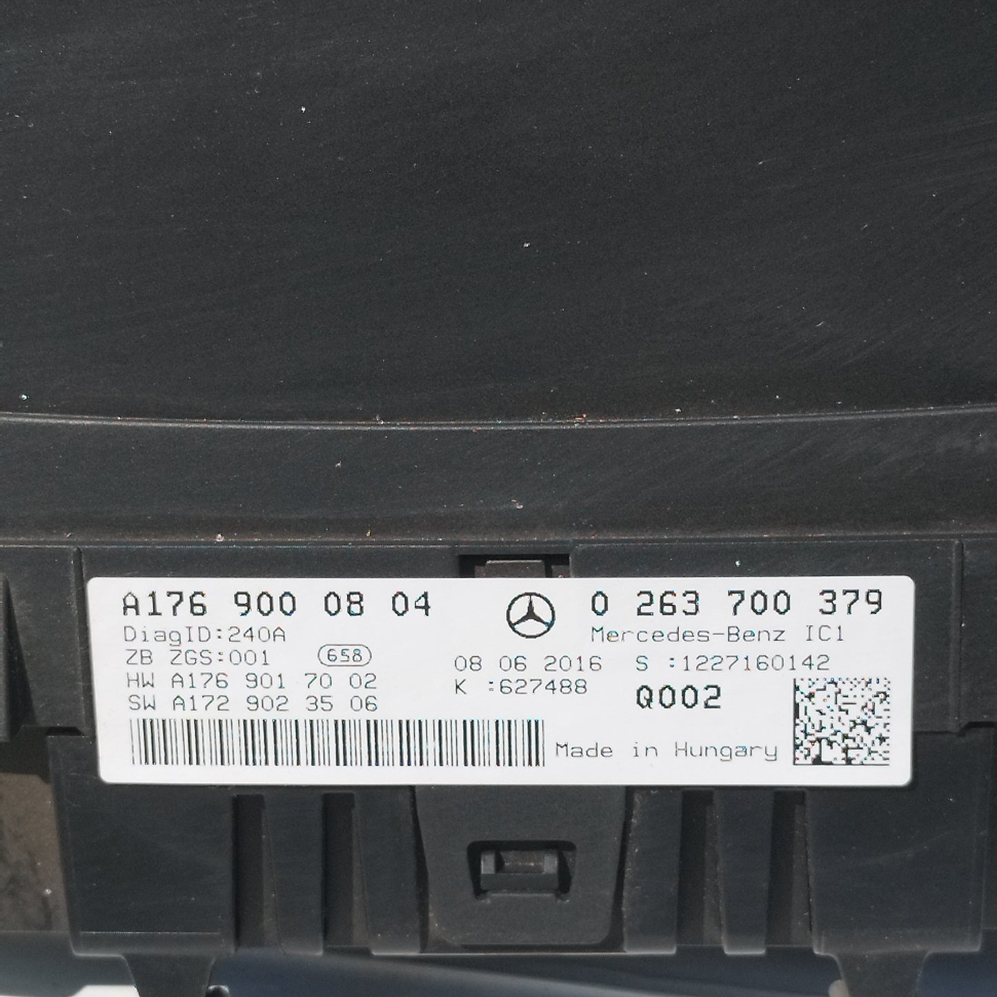 Quadro strumenti Mercedes Classe A W176 1.5 D 2015-2018 cod: 0263700379 ecoAC15787