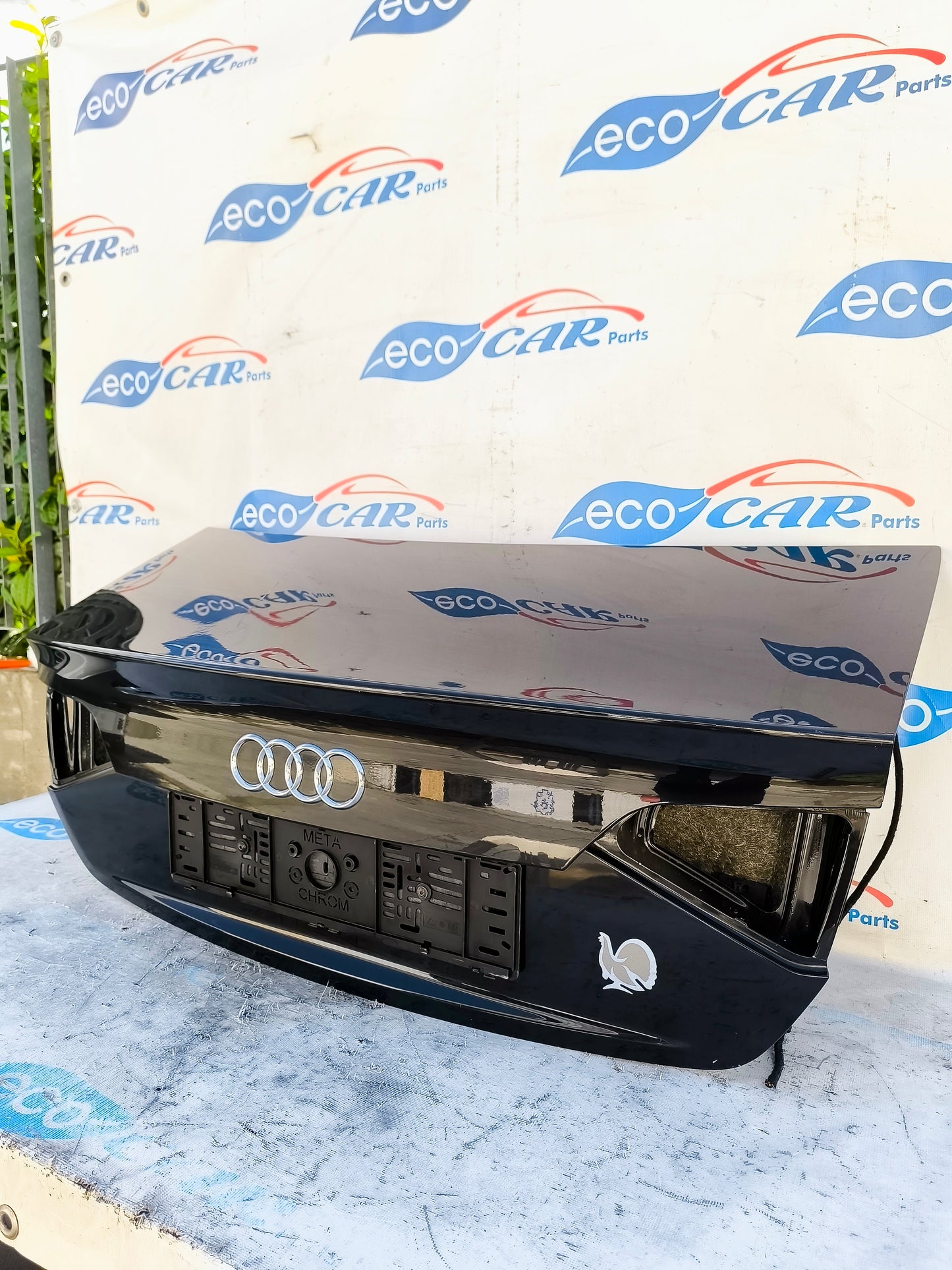 Black rear trunk Audi A4 B8 2010 ecoAG5752