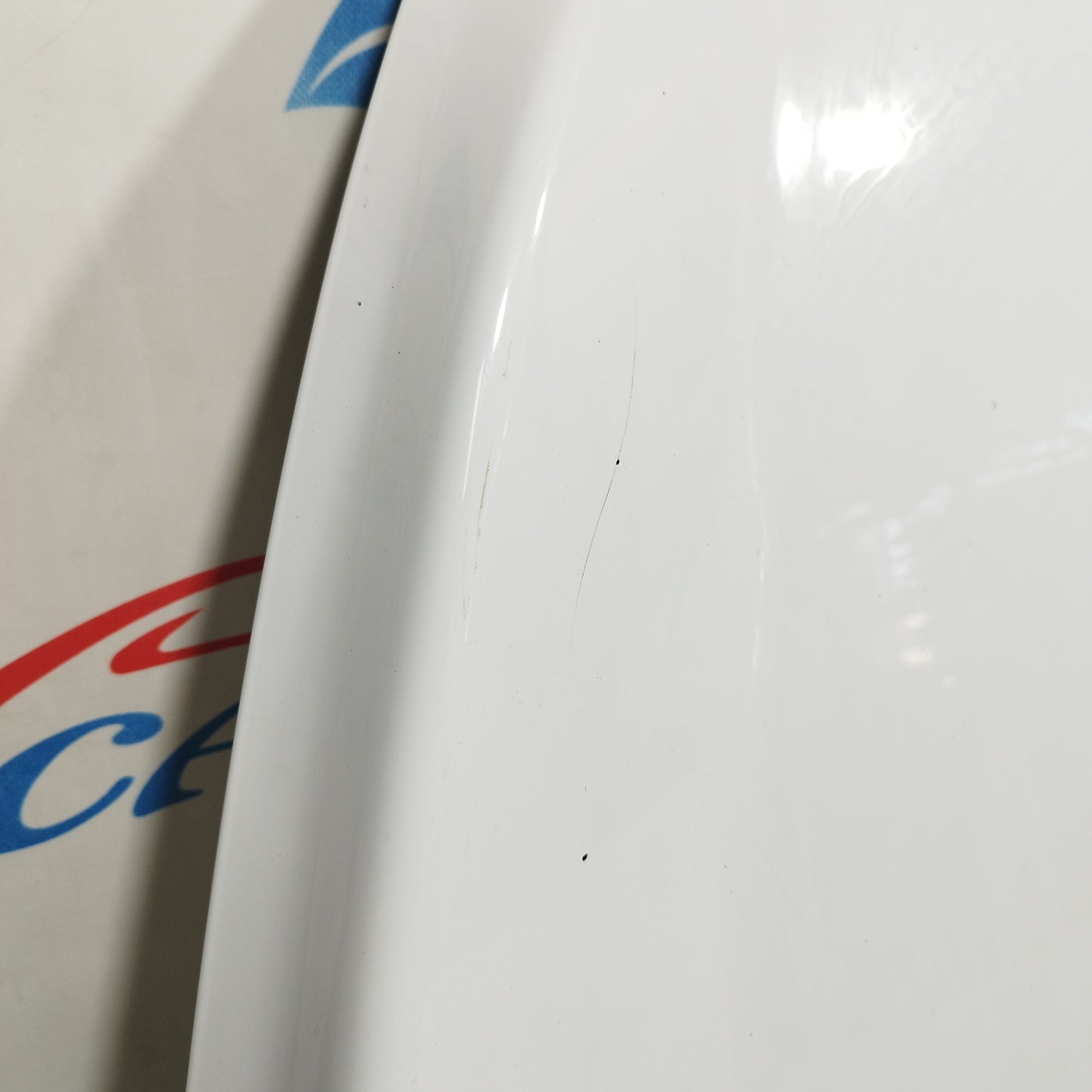 Weiße Motorhaube Chevrolet Spark 2011 ecoAC9704