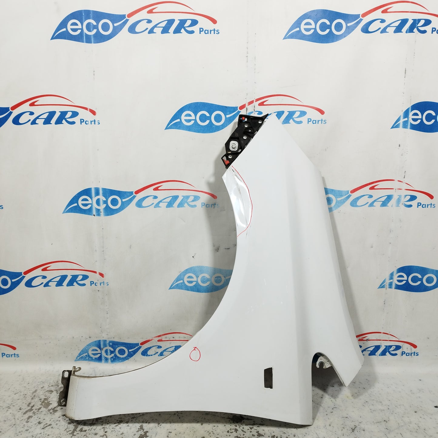 Front mudguard left white Opel Corsa D 2011 ecoAC9578