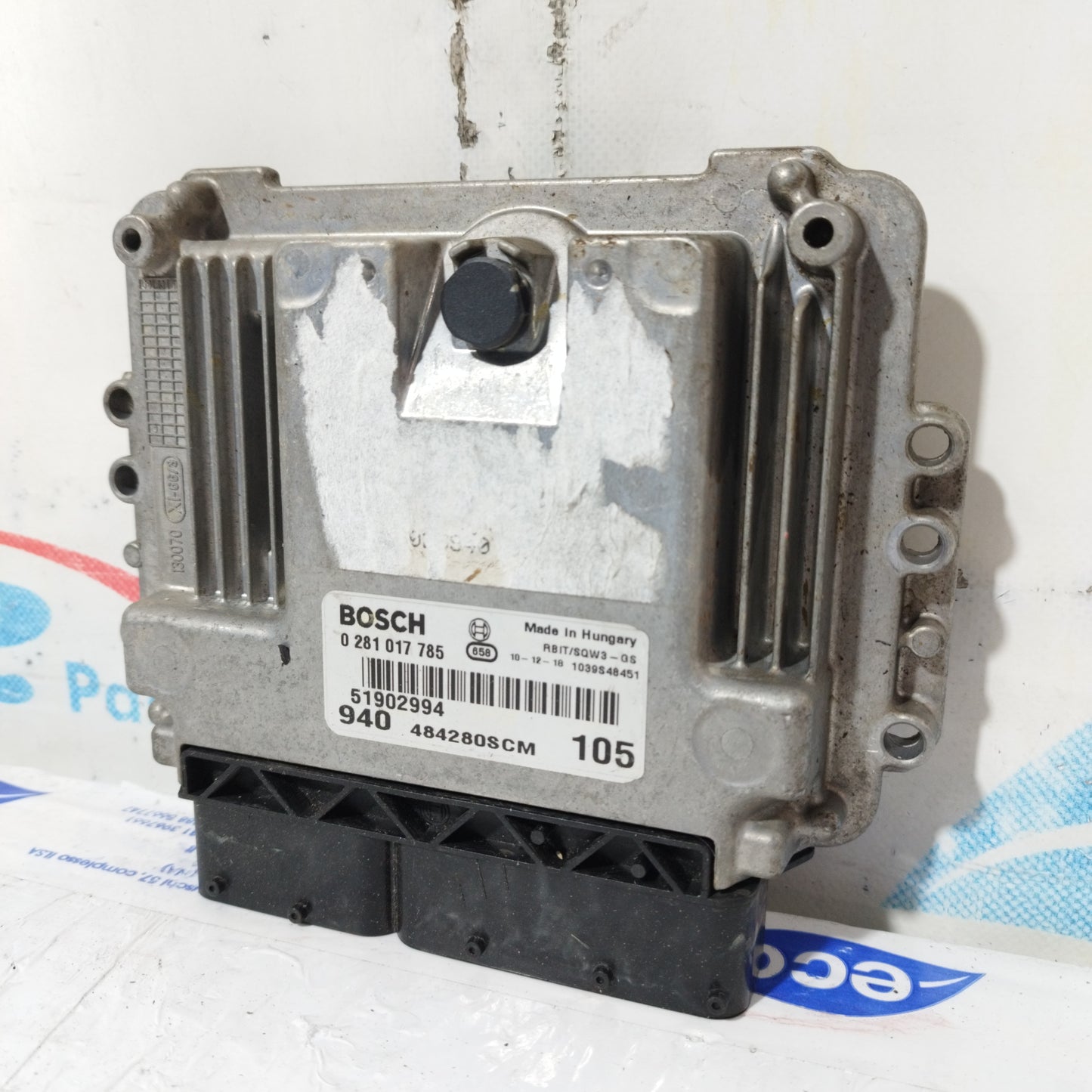 Engine control unit Alfa Romeo Giulietta 1.6 JTDM 2014 Code: 0281017785 ecoAC10687