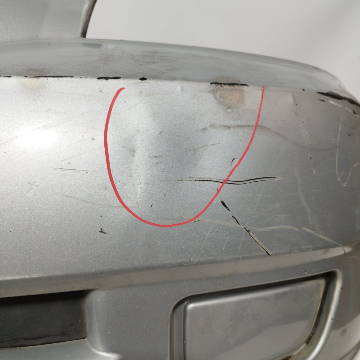 Paraurti anteriore grigio argento Kia Picanto 2005 ecoAC11457