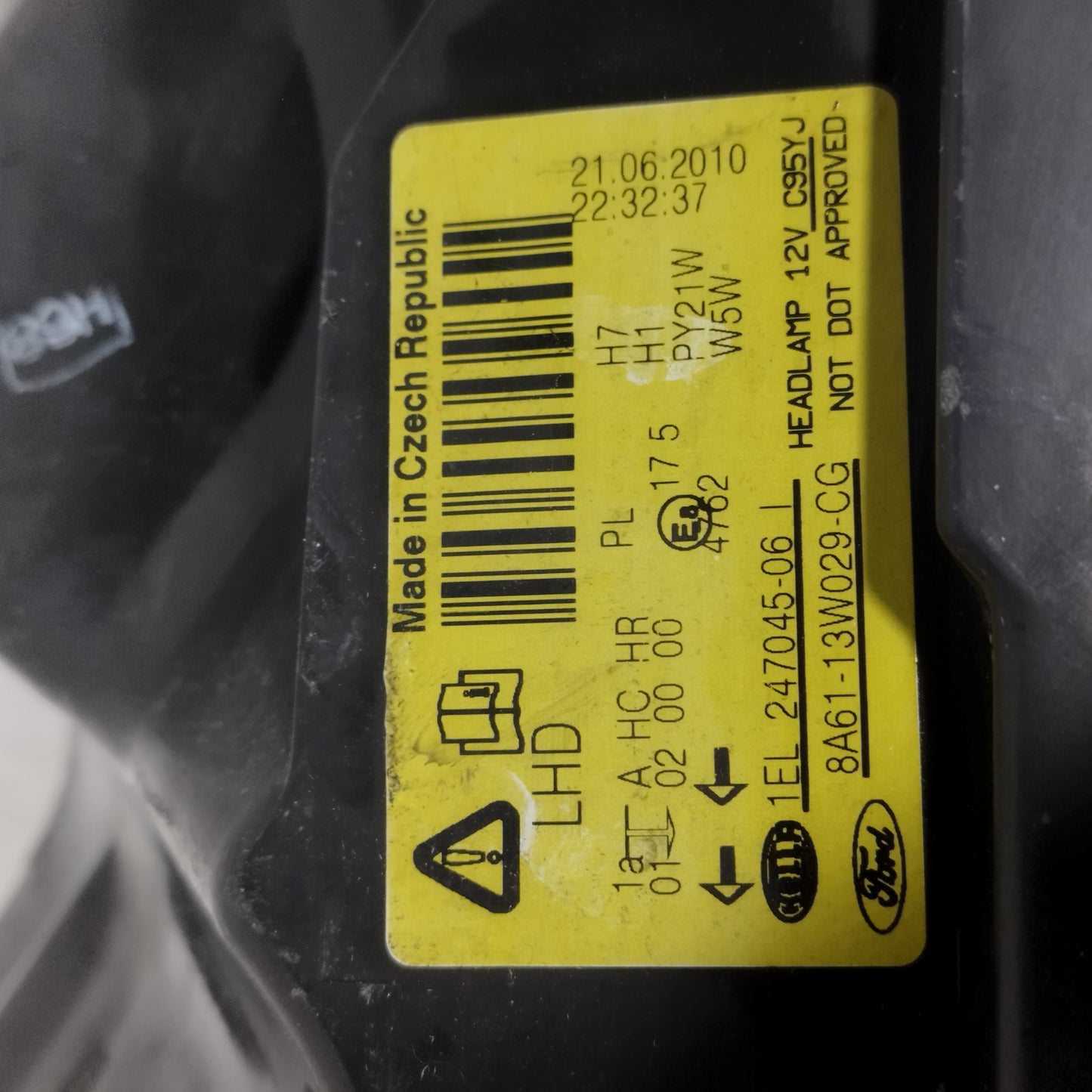 Fanale anteriore dx Ford Fiesta (mk6) 2008-2012 cod: 8A61-13W029-CG ecoAC14797