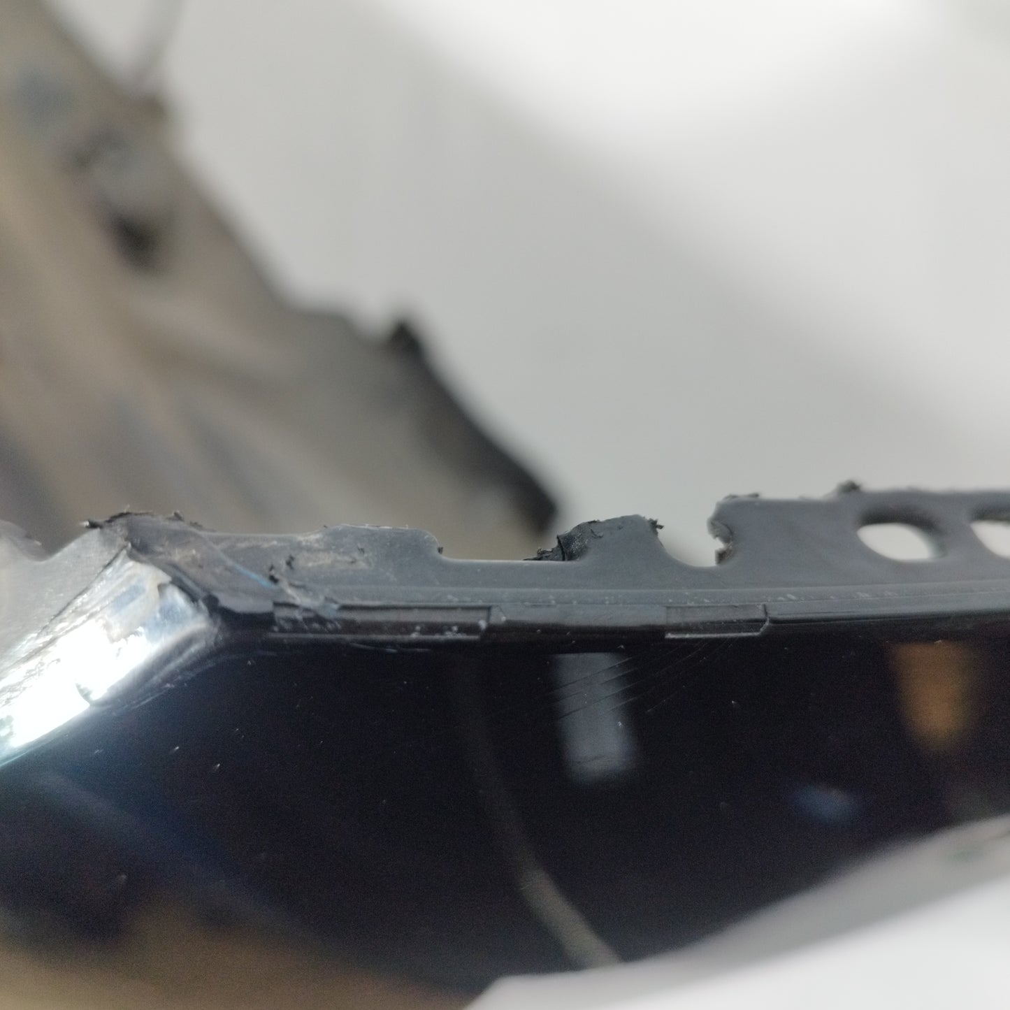 Schwarze Heckstoßstange Nissan Micra K14 2017 ecoAC11549