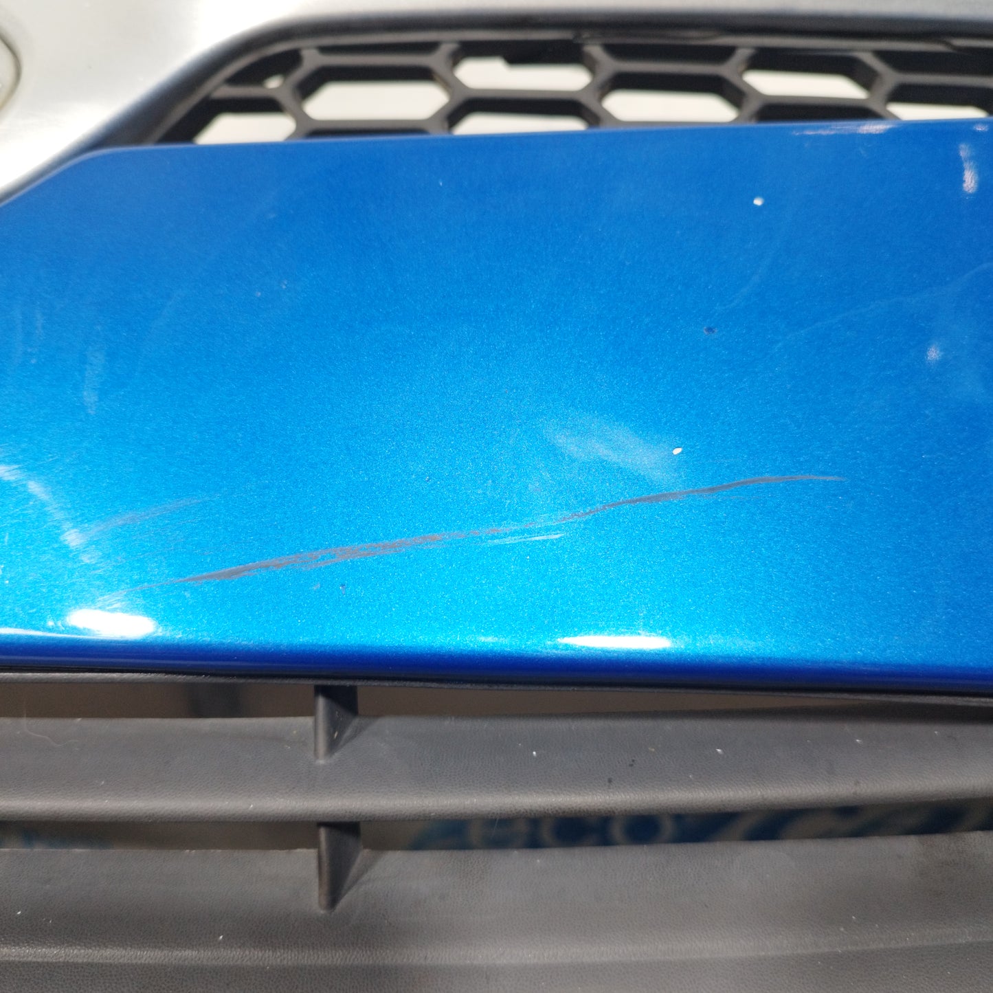 Electric Blue Front Bumper Hyundai i10 2009 ecoAC9694