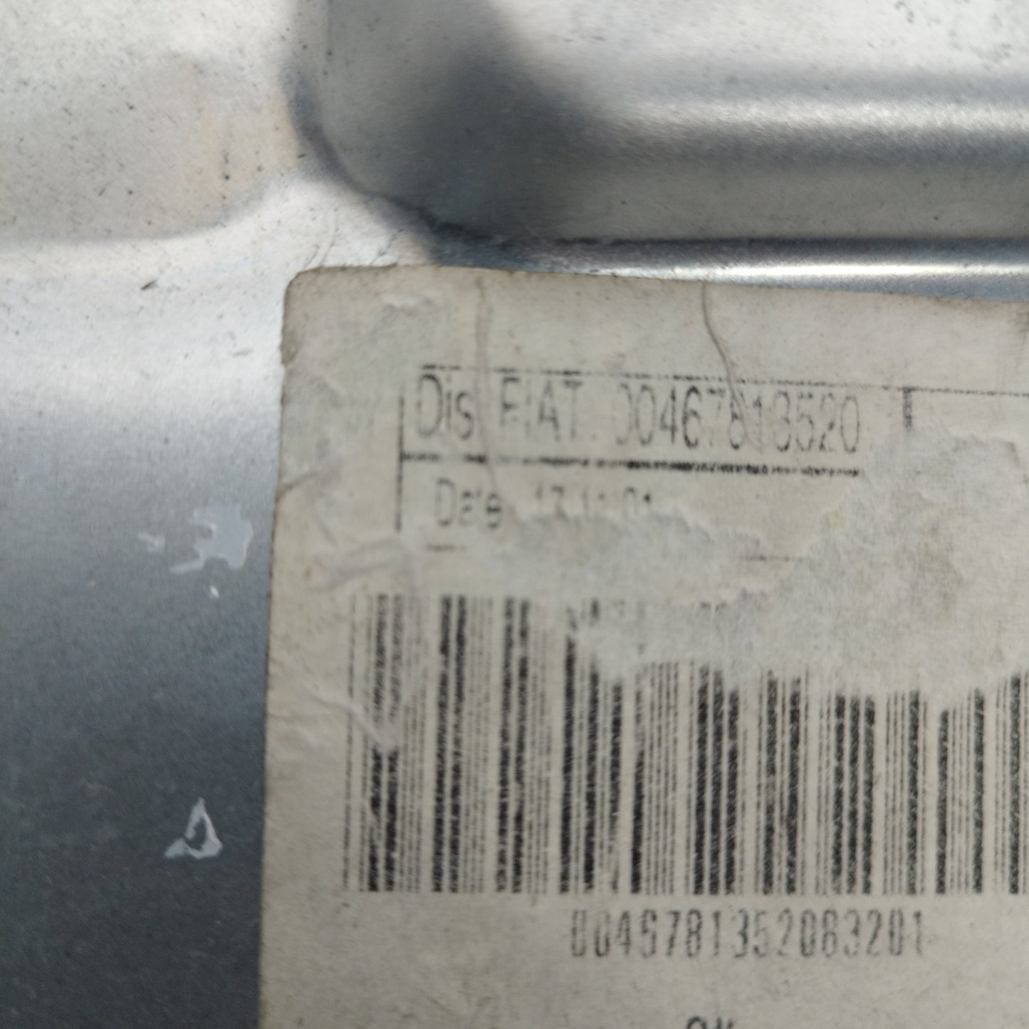 Cremagliera a pannello posteriore dx Fiat Stilo 2005 cod: 00467813520 ecoAC8975