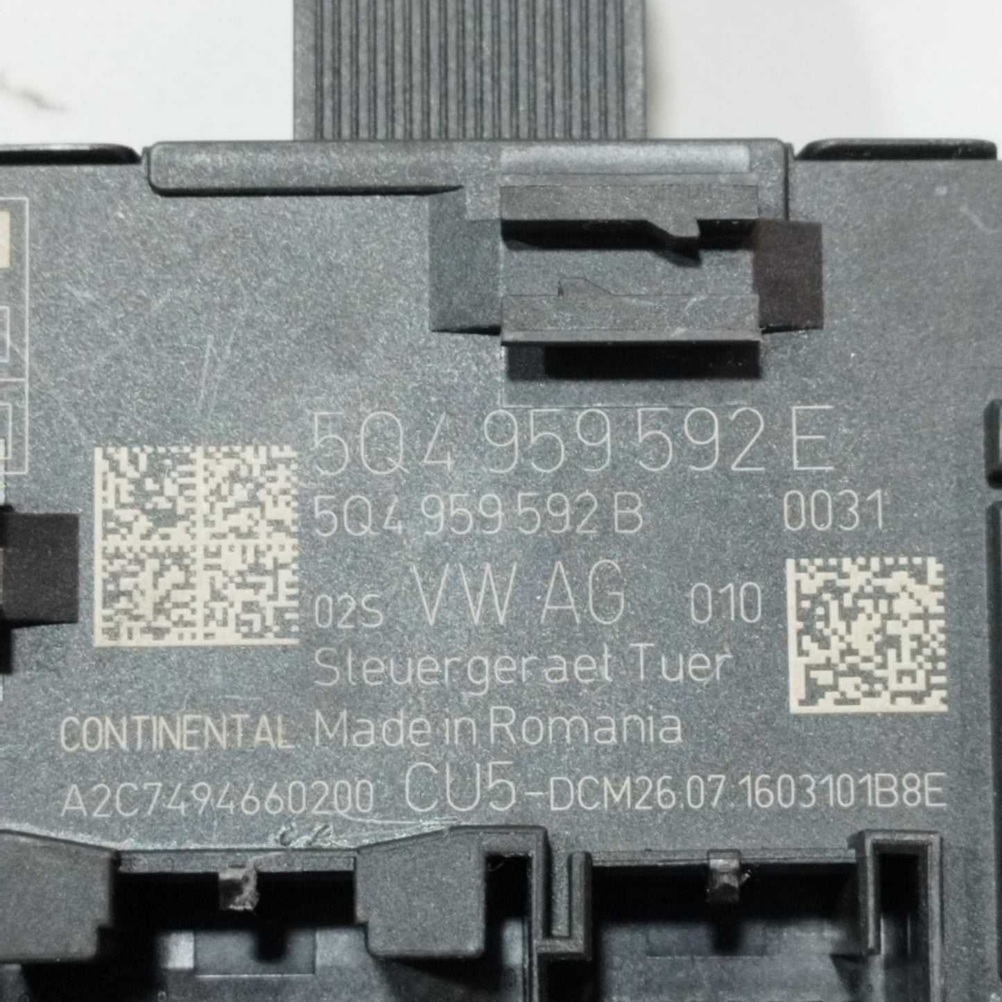 Centralina chiusura porta anteriore dx Volkswagen Golf 7 Cod: 5Q4959592B ecoAC10568