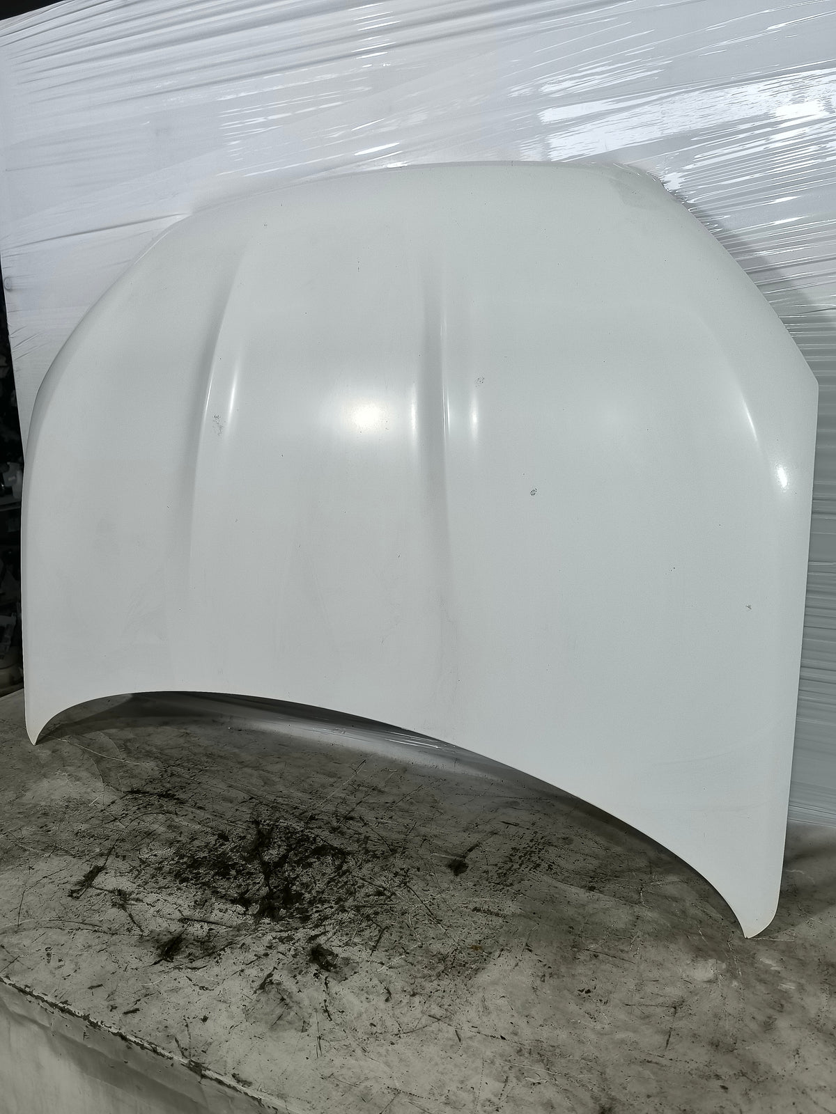 Cofano bianco Nissan Qashqai (J10) 2010-2013 Restyling ecoAG9692