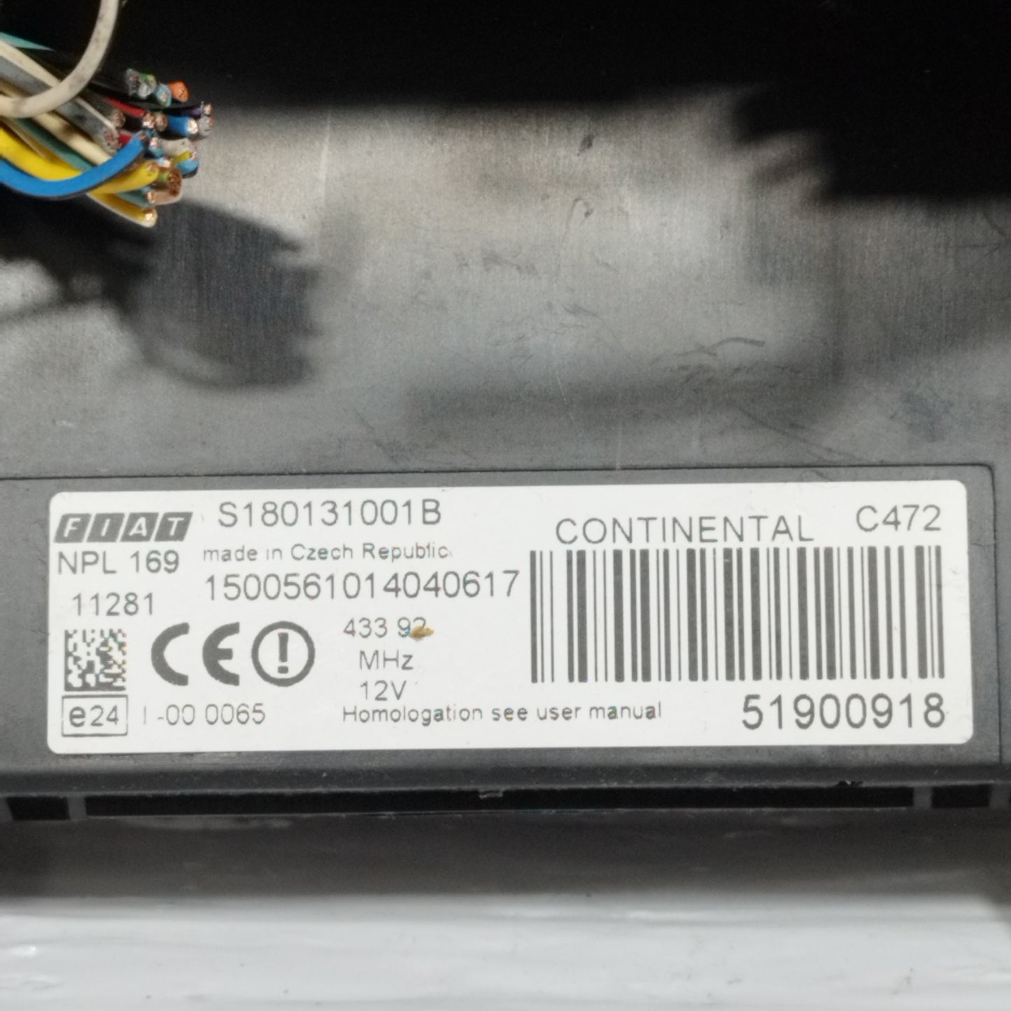 Zündkit Fiat Panda 1.2 B 2008 Teilenummer: IAW5SF8M4 ecoAC10910