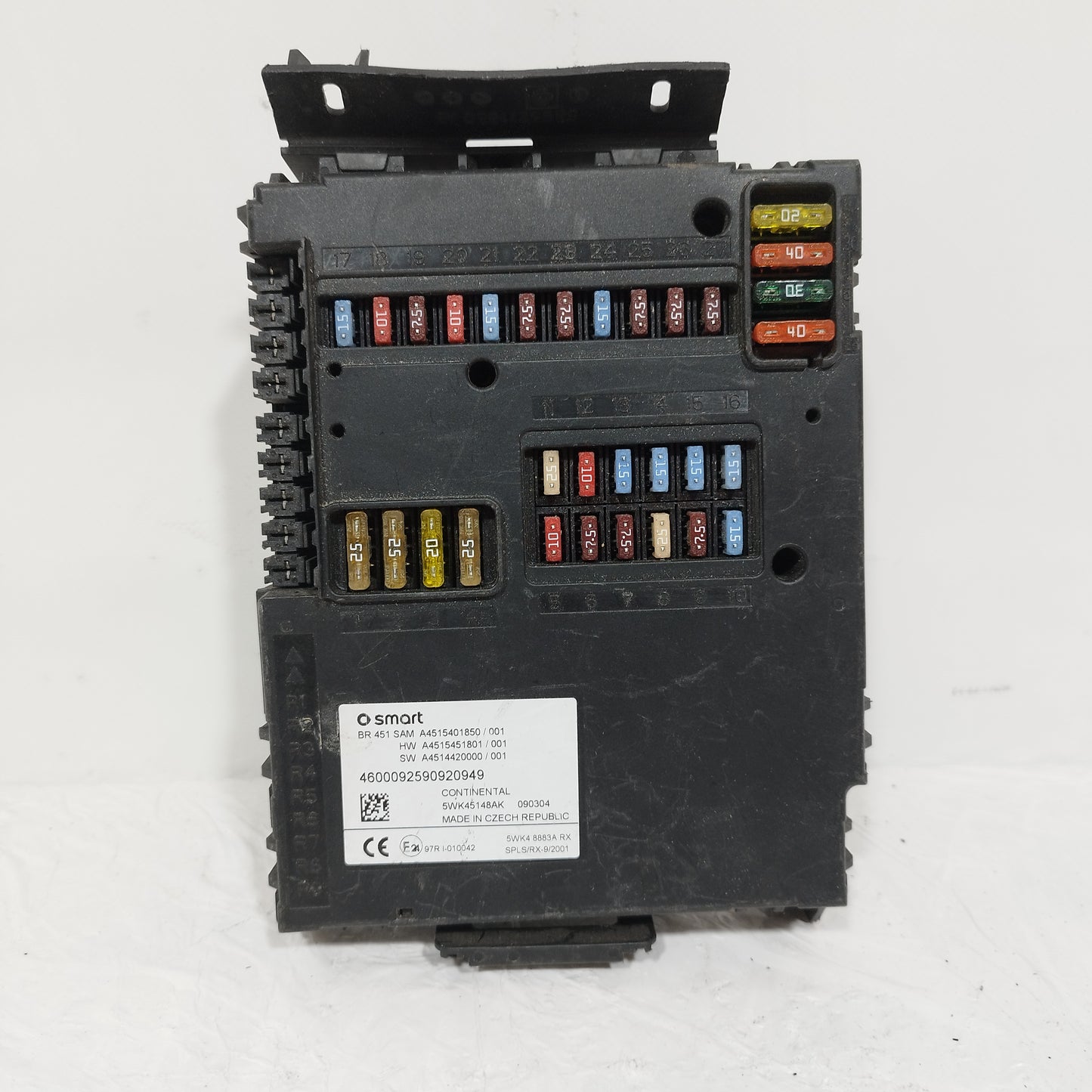 Steuergerät BSM Smart 451 1.0B 2010 Code: A4515401850/001 ecoAC12507