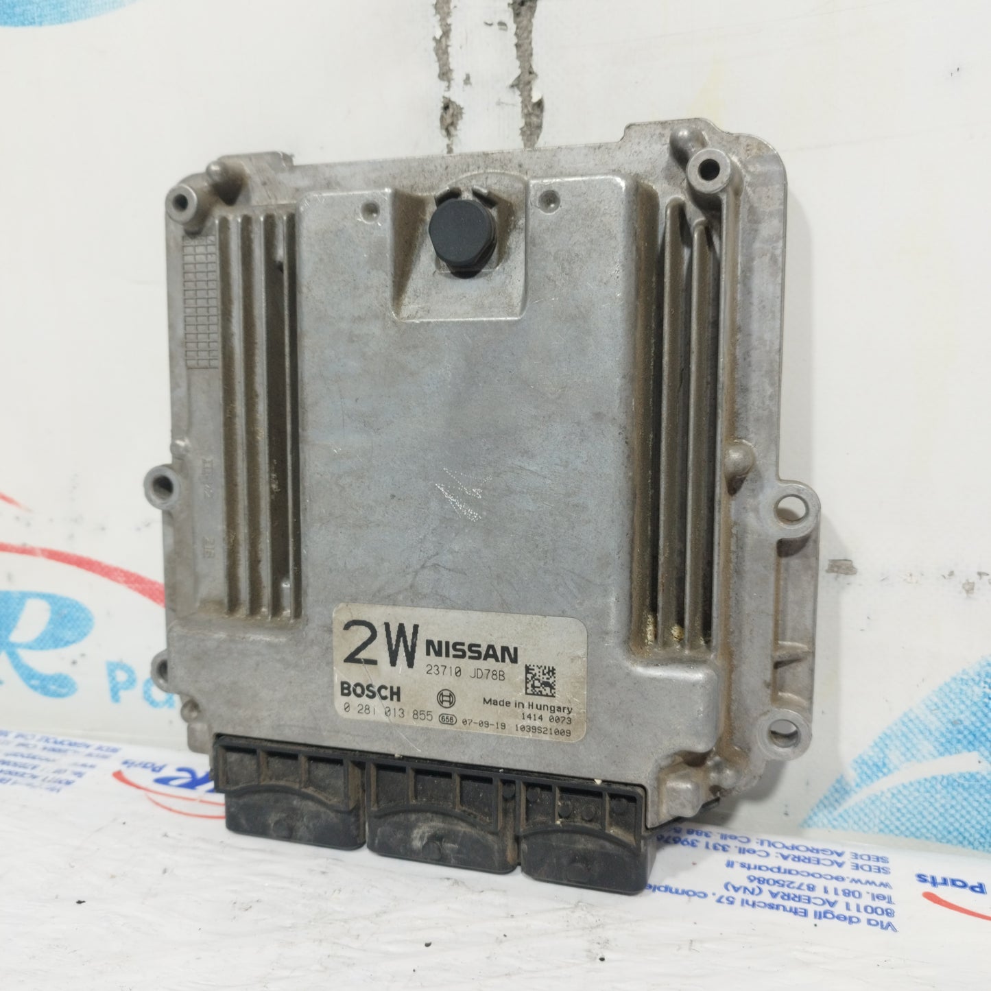 Centralina motore Nissan Qashqai 2.0 D 2008 Cod: 0281013855 ecoAC11055