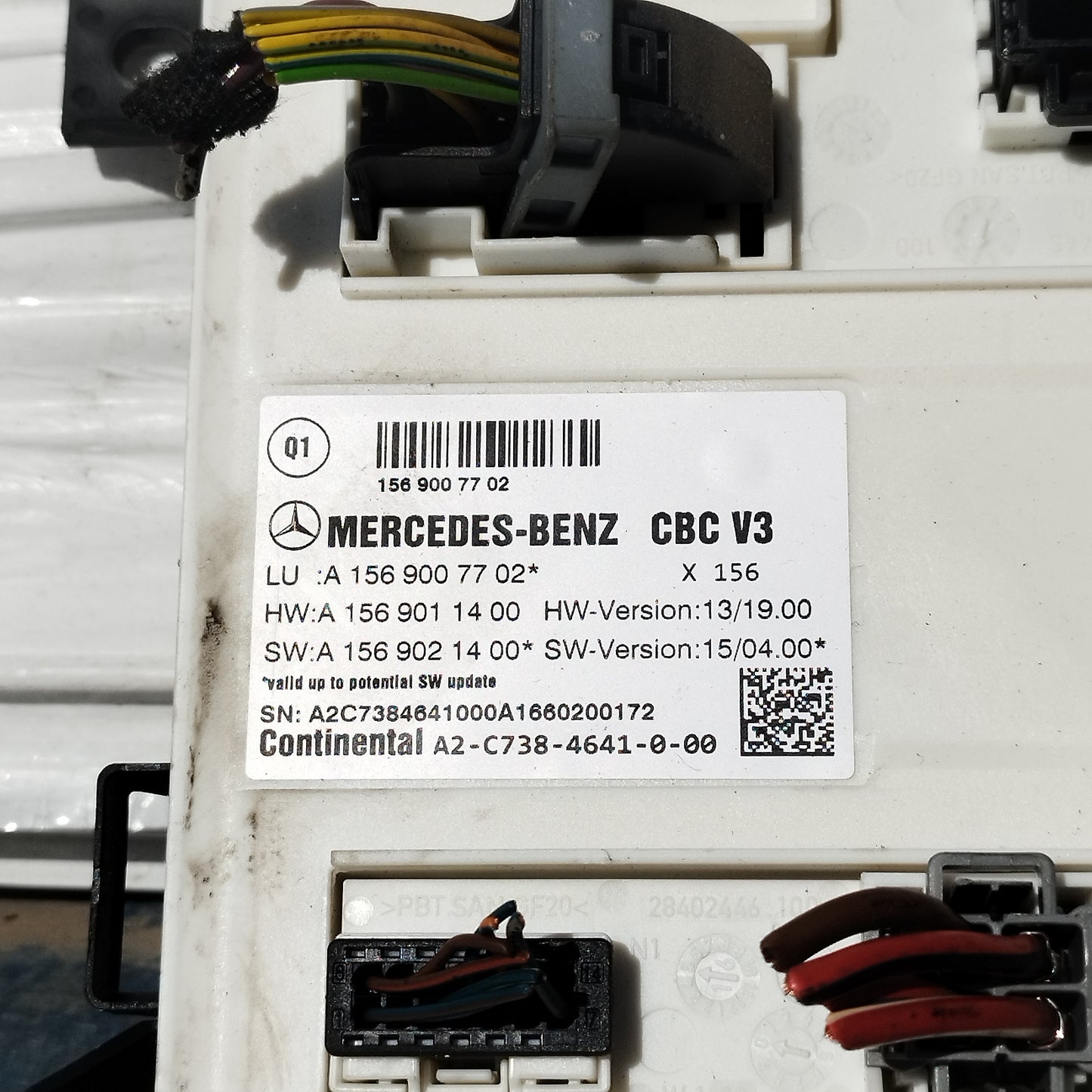 Centralina body computer Mercedes GLA X156 1.5 D 2014-2020 cod: 1569007702 ecoAC15784