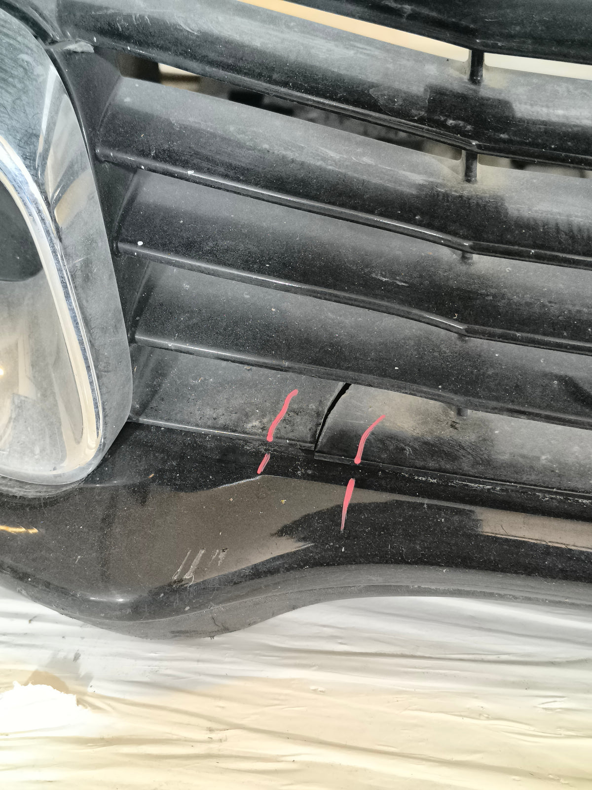 Paraurti anteriore nero Renault Scenic III anno 2013-2016 Restyling ecoAG9819