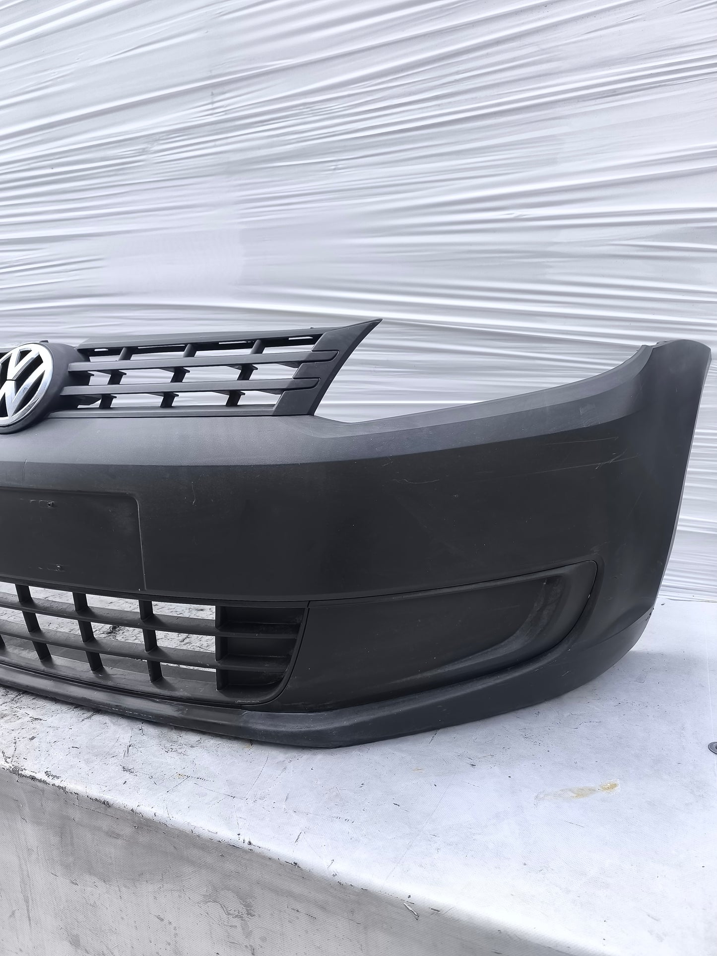 Paraurti anteriore nero Volkswagen Caddy III anno 2010-2015 Restyling ecoAG8468