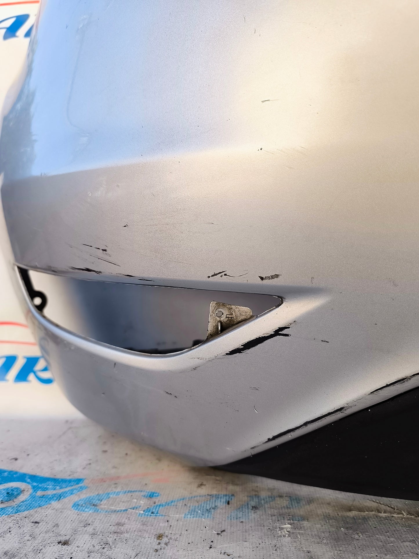 Silver Grey Rear Bumper Ford Fiesta 2011 ecoAG6068