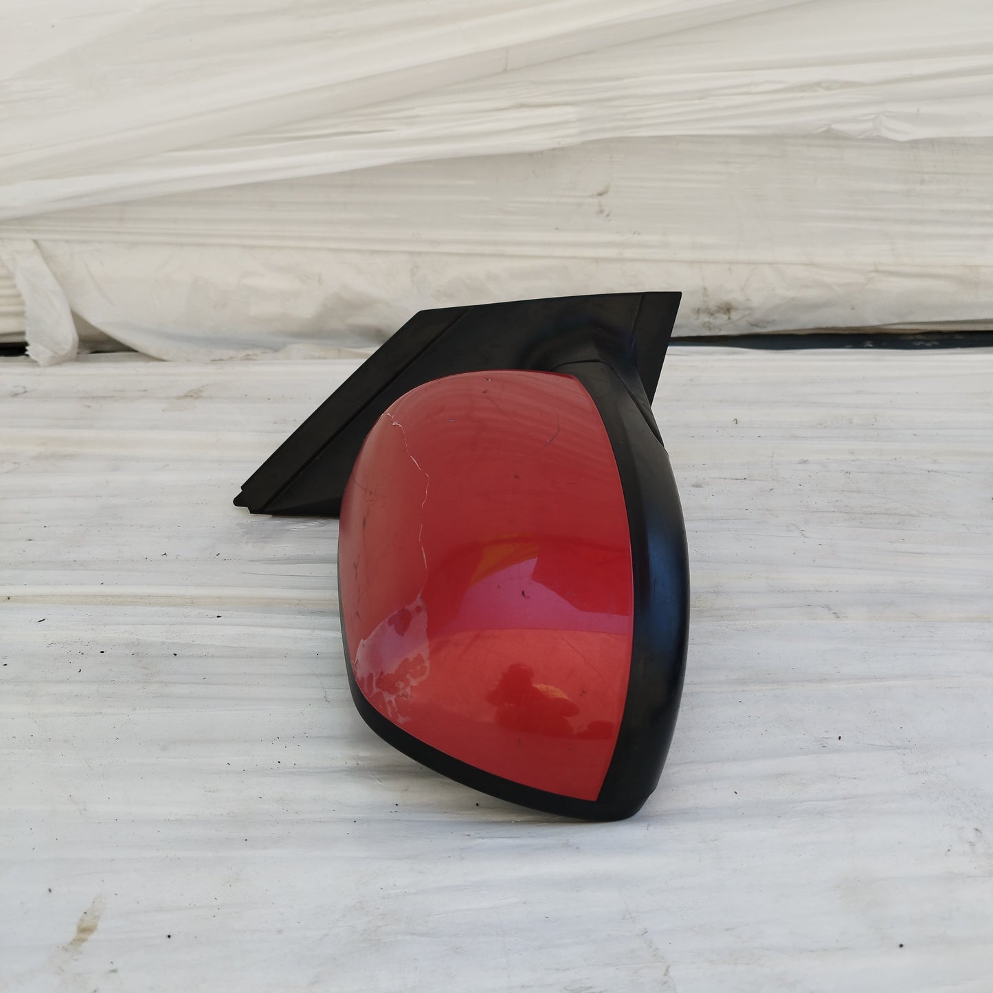 Specchietto manuale anteriore dx rosso Kia Picanto (TA)2011-2017 ecoDM384