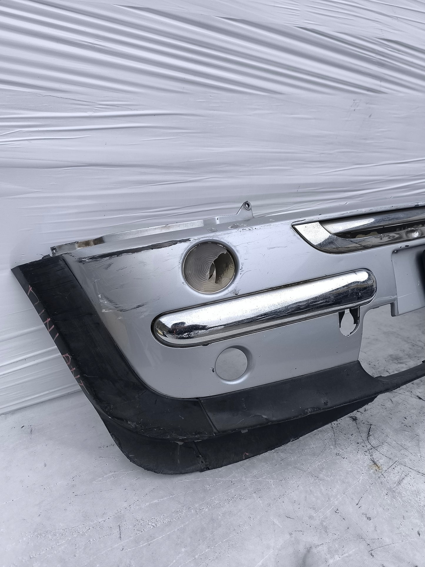 Paraurti anteriore Mini One / Cooper R50 2001-2006 grigio argento ecoAG8059