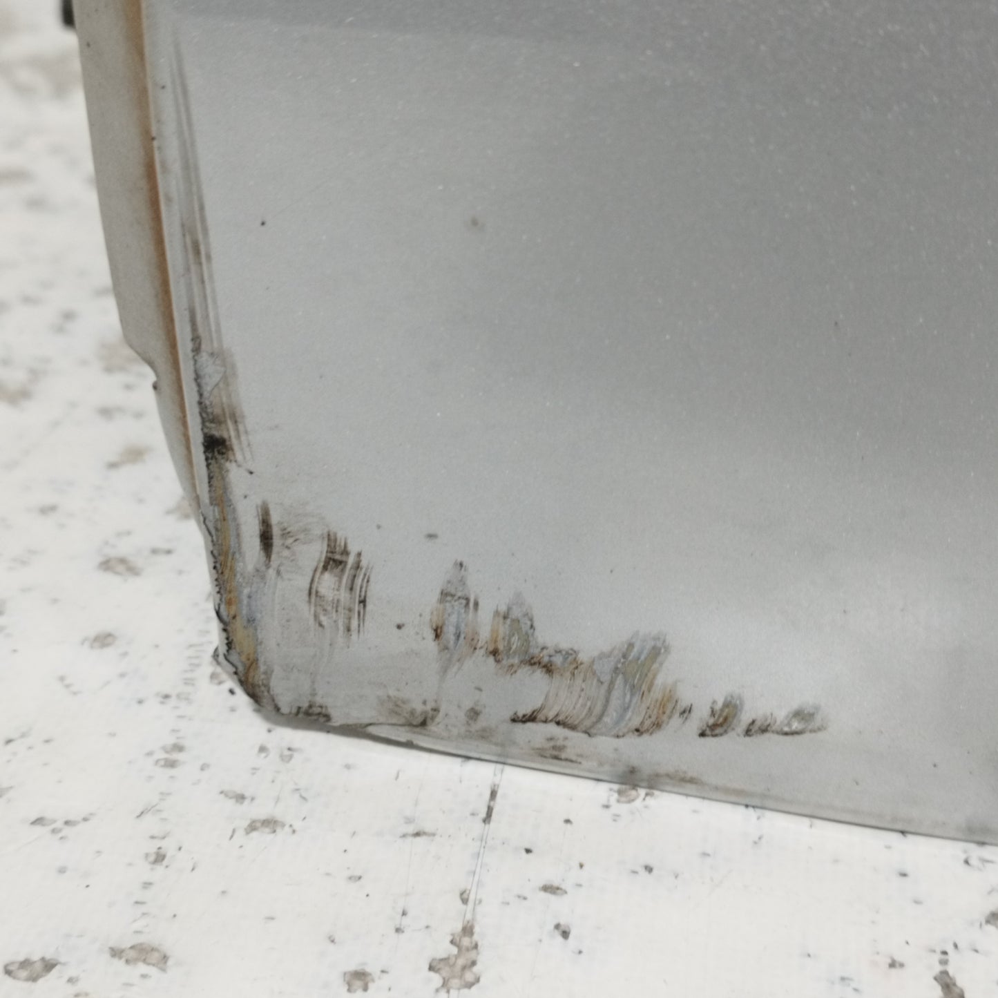 Rear left sliding door silver grey Peugeot Partner 2010 ecoAC10374