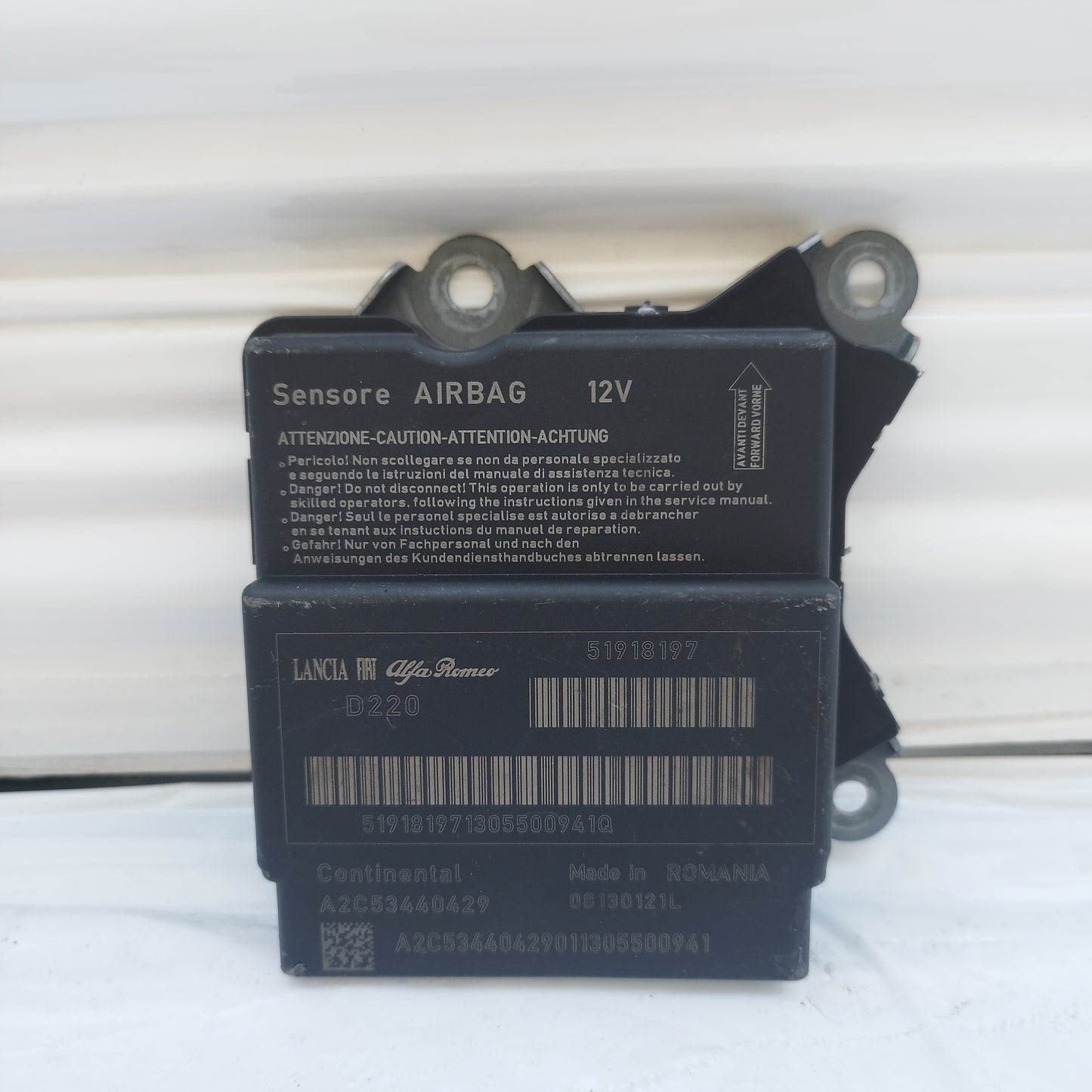 Kit airbag Fiat Punto Street 2013 cod: 51918197 ecoAC15984
