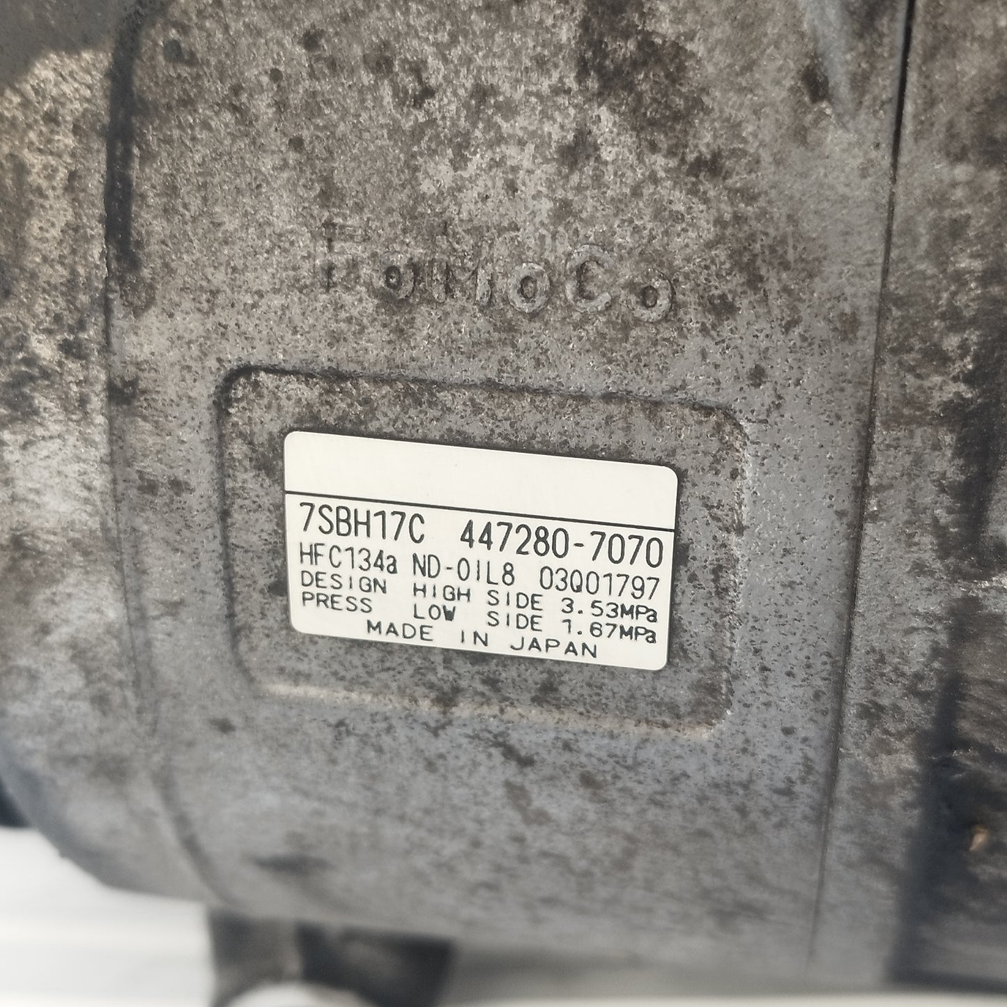 Compressore a / c Ford C- Max 1.6 D 2012 cod: 447280-7070 ecoAC15980