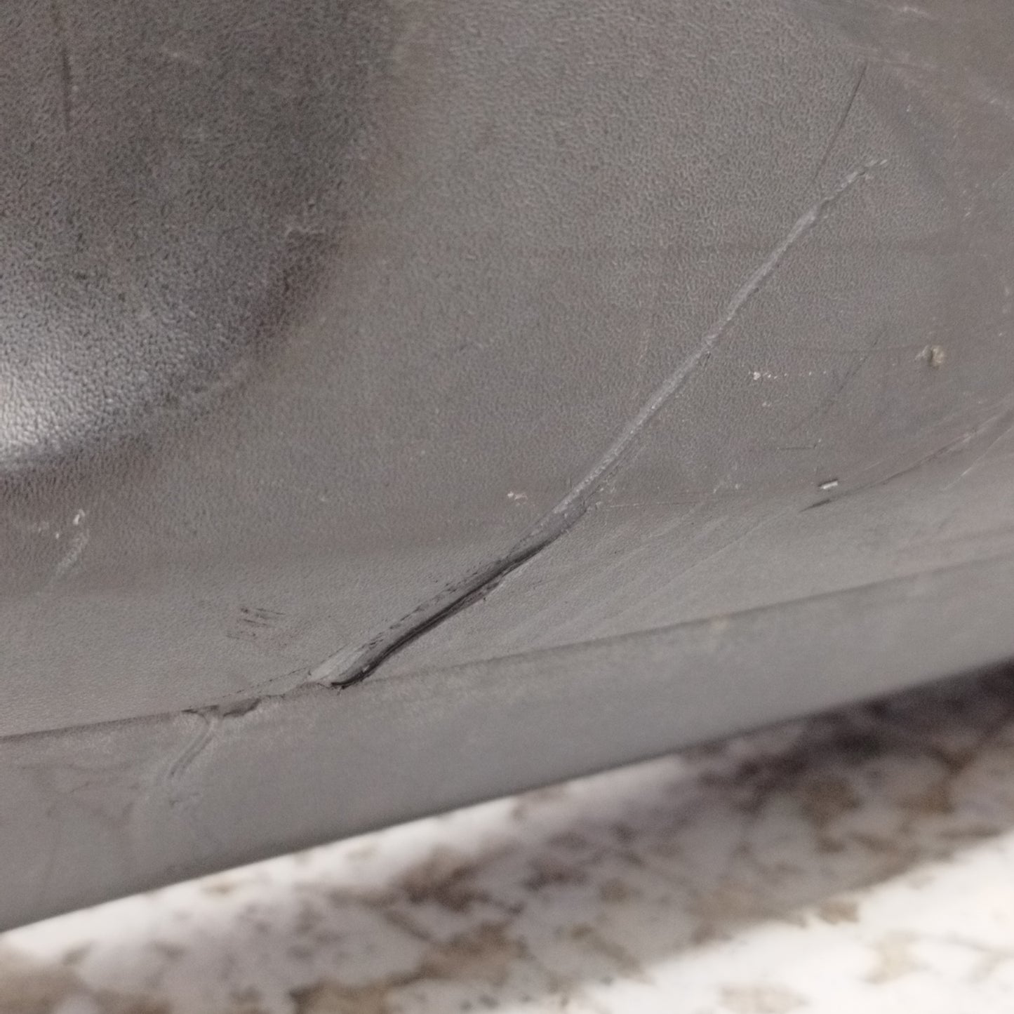 Schwarzer Kunststoff-Heckstoßfänger Fiat New Panda 2014 ecoAC10829