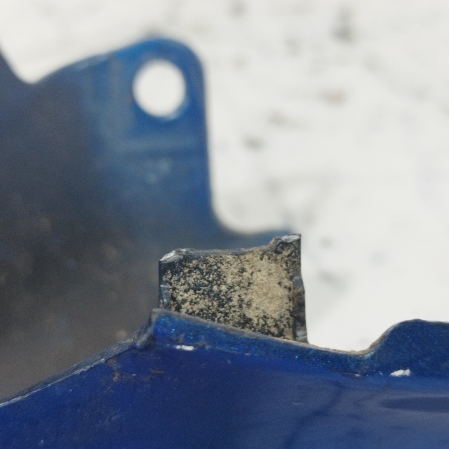 Mascherina centrale blu Peugeot 206 2004 ecoAC8927