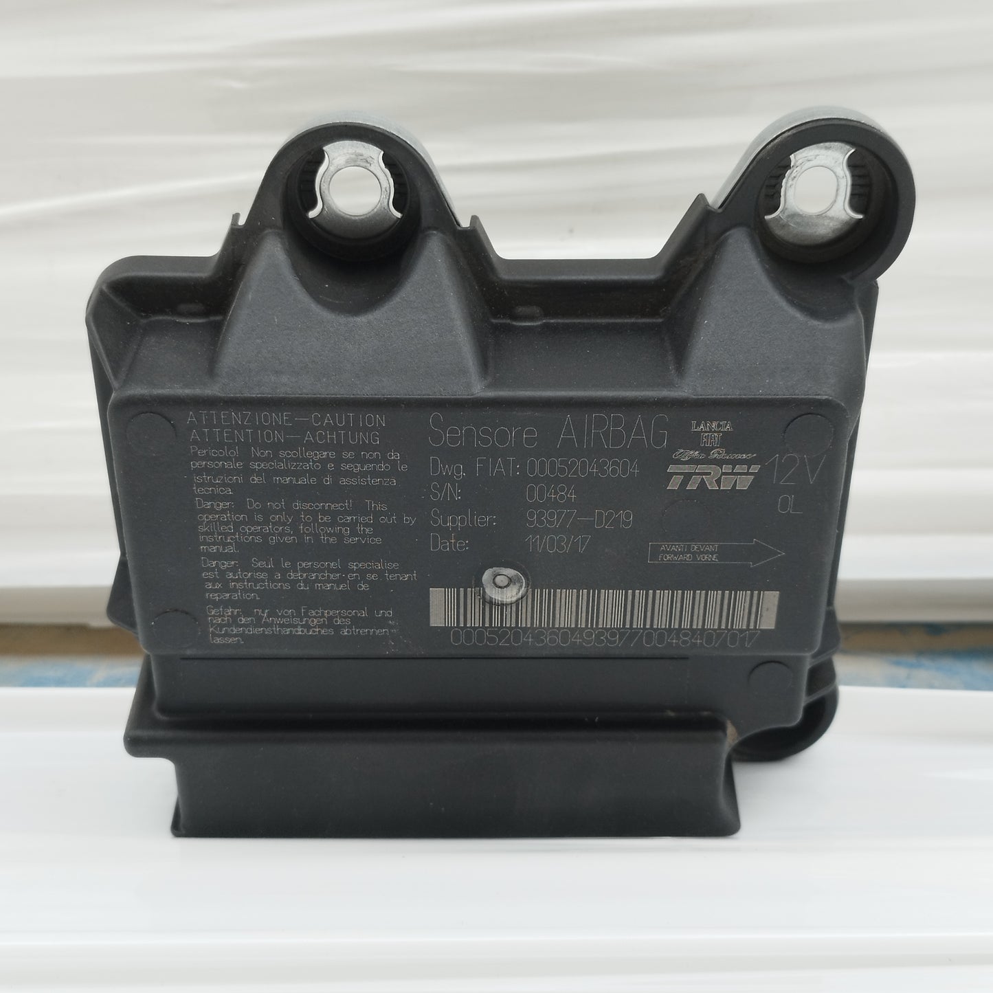 Kit airbag Fiat New Panda 2019 cod: 00052043604 ecoAC15674