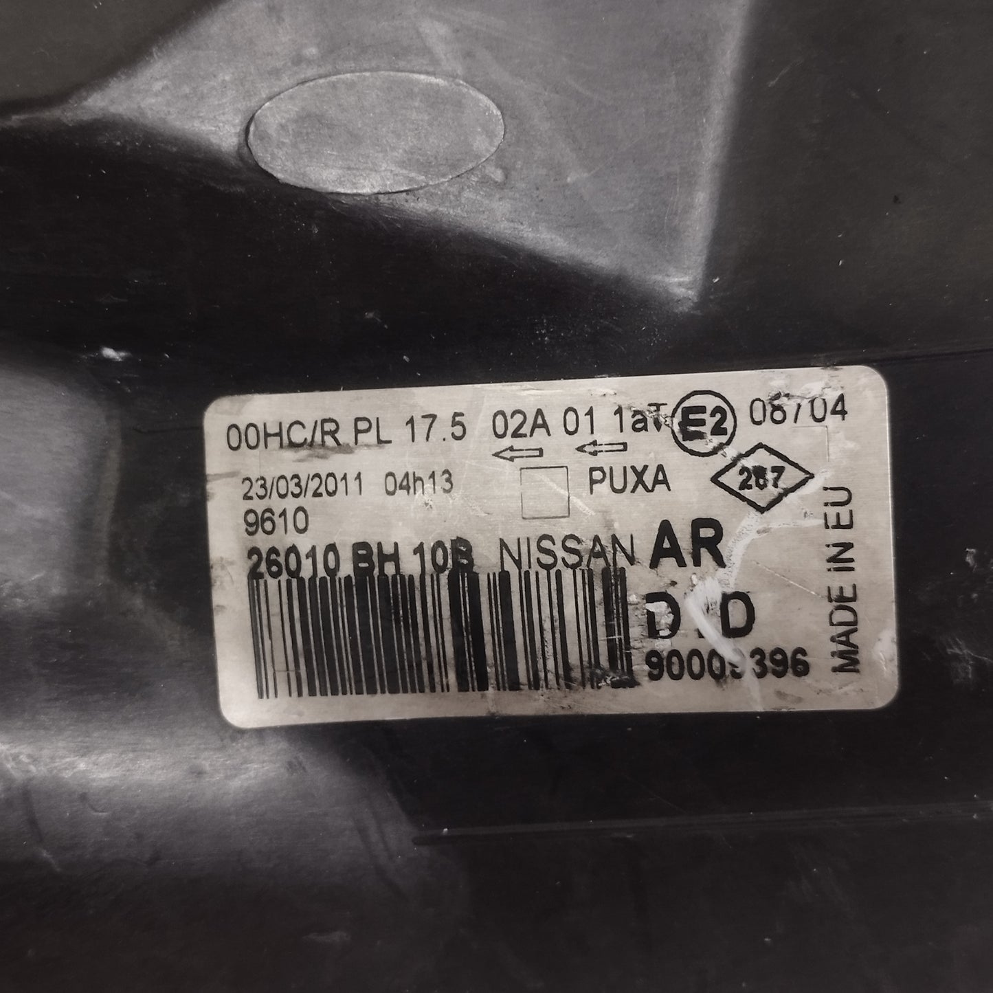 Fanale anteriore dx Nissan Note 2010 cod: 26010bh10b ecoAC15922