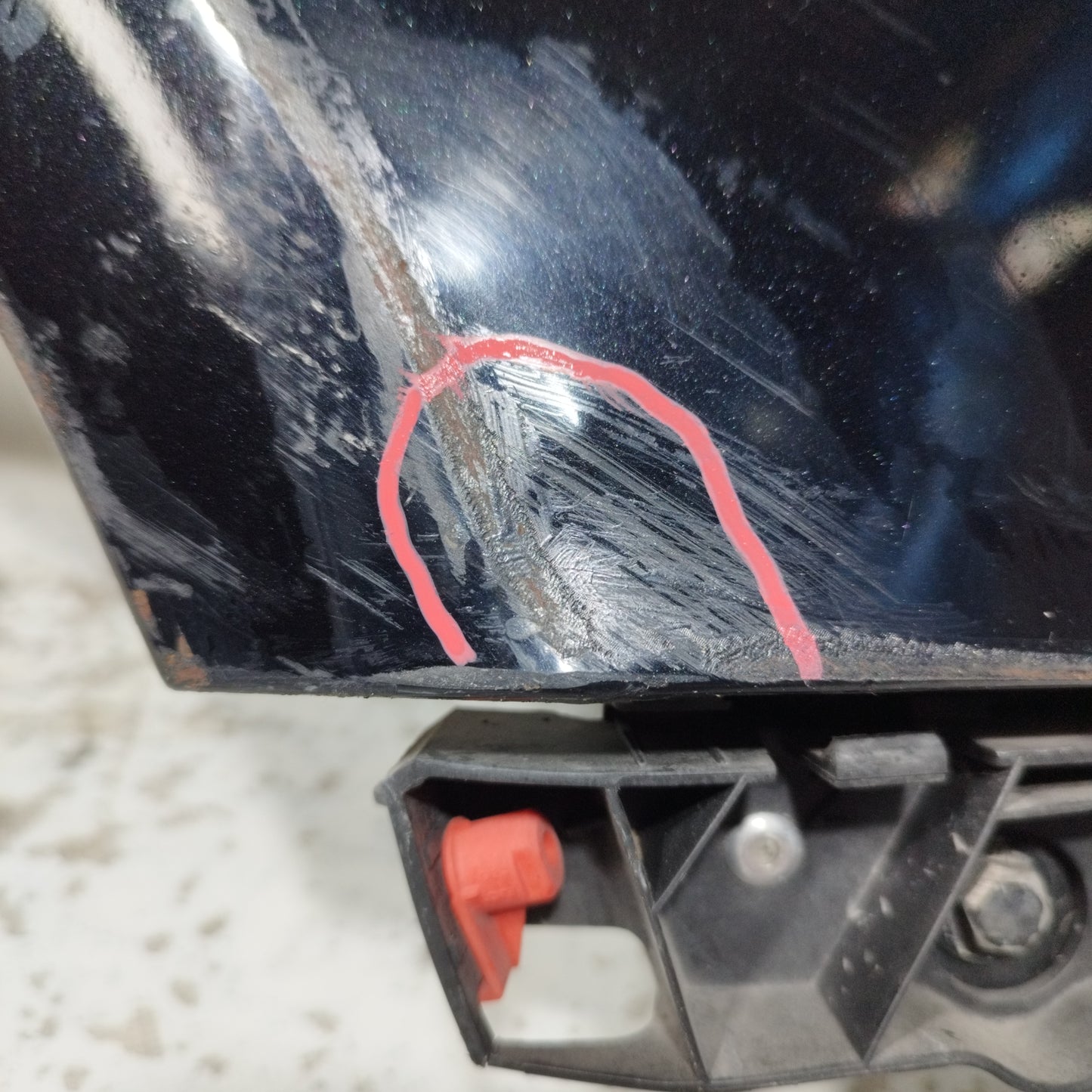 Front mudguard right black Opel Meriva B 2012 ecoAC10805