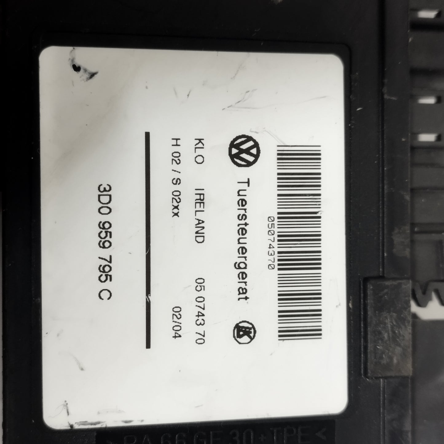 Cremagliera posteriore sx Volkswagen Touareg 2004 Cod: 3D0959795C ecoAC14304