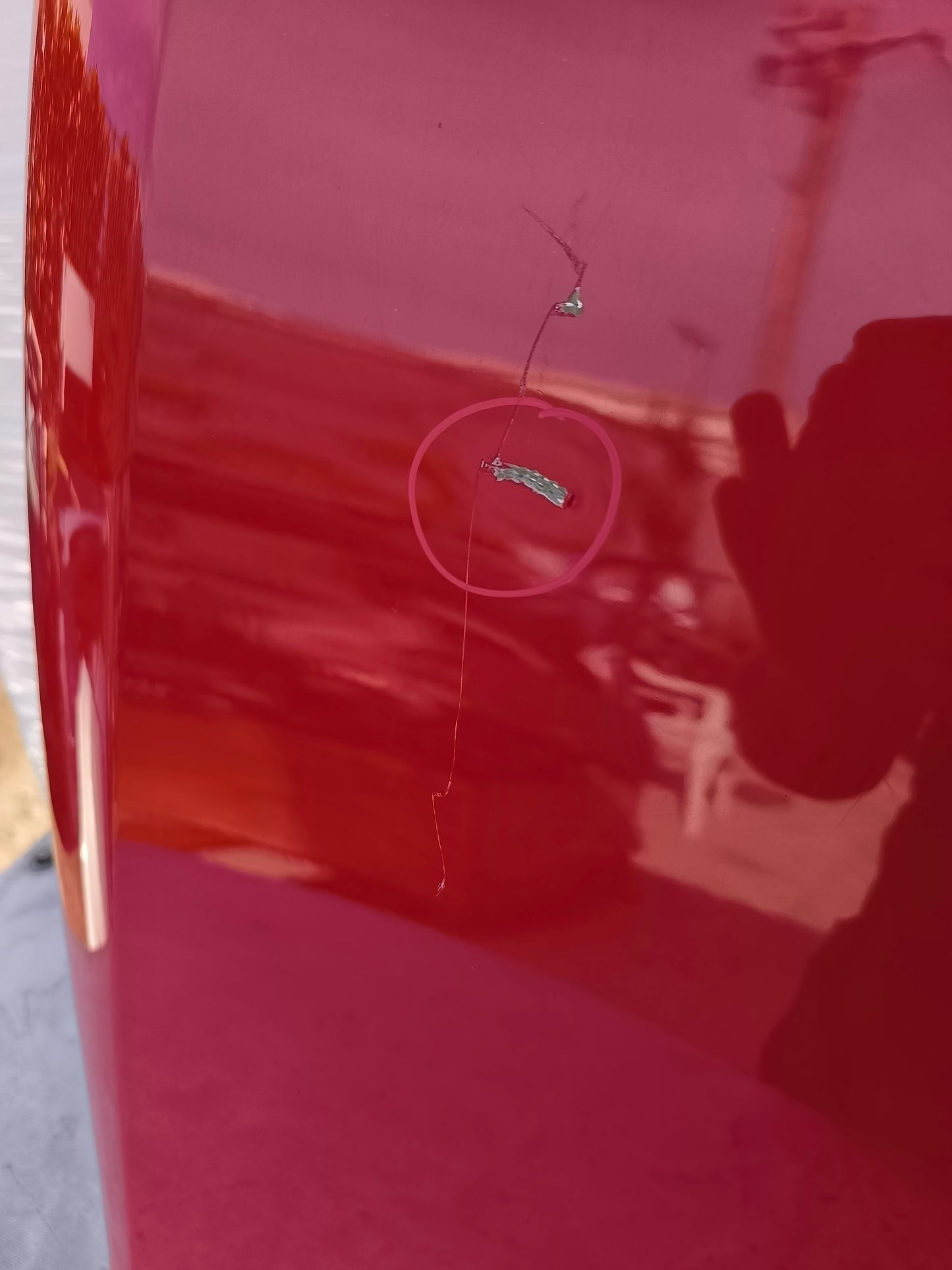 Cofano rosso Seat Ibiza (6J) SW anno 2008-2012 ecoAG8463