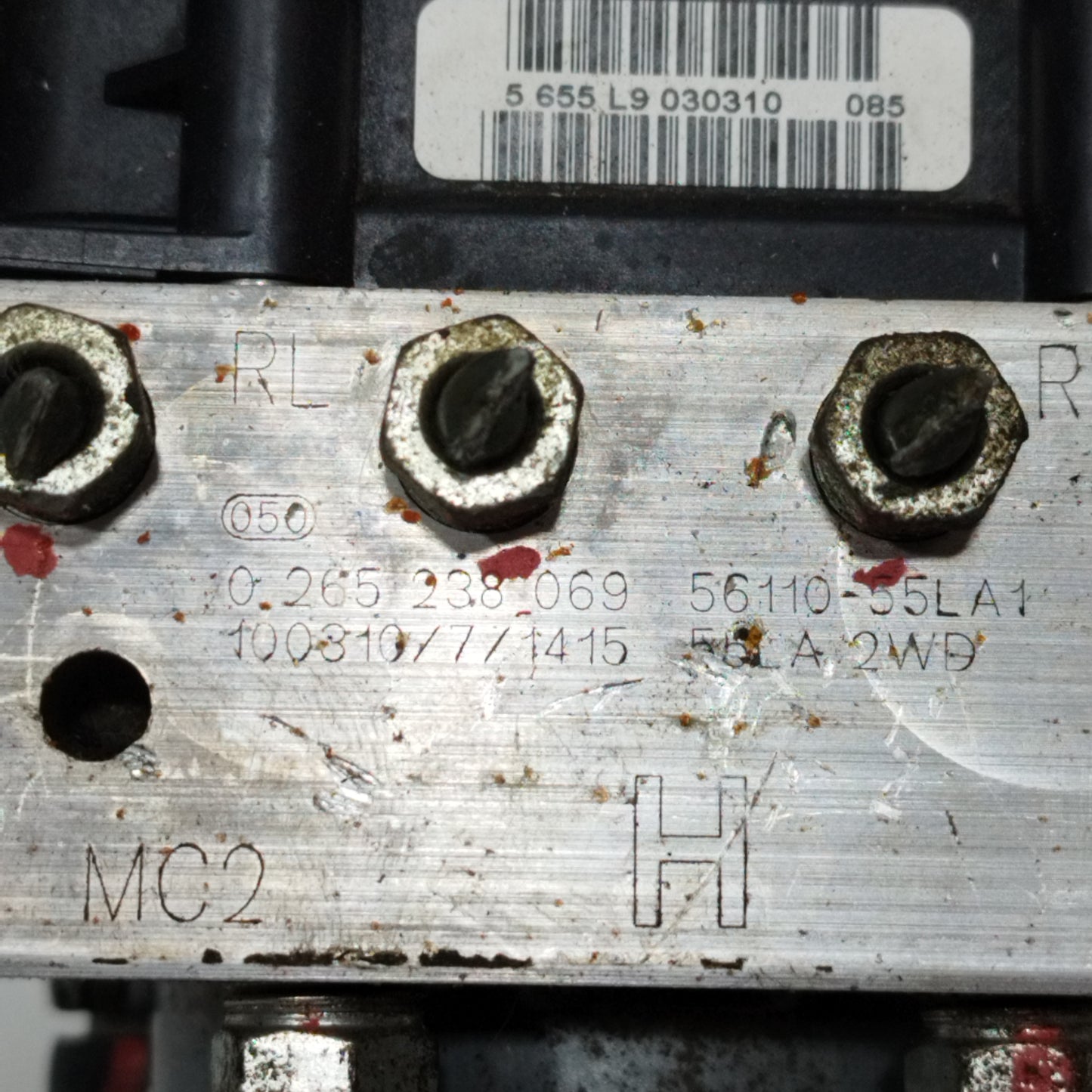 ABS Pump Fiat 16 1.6 D 2011 code: 0265238069 ecoAC9475