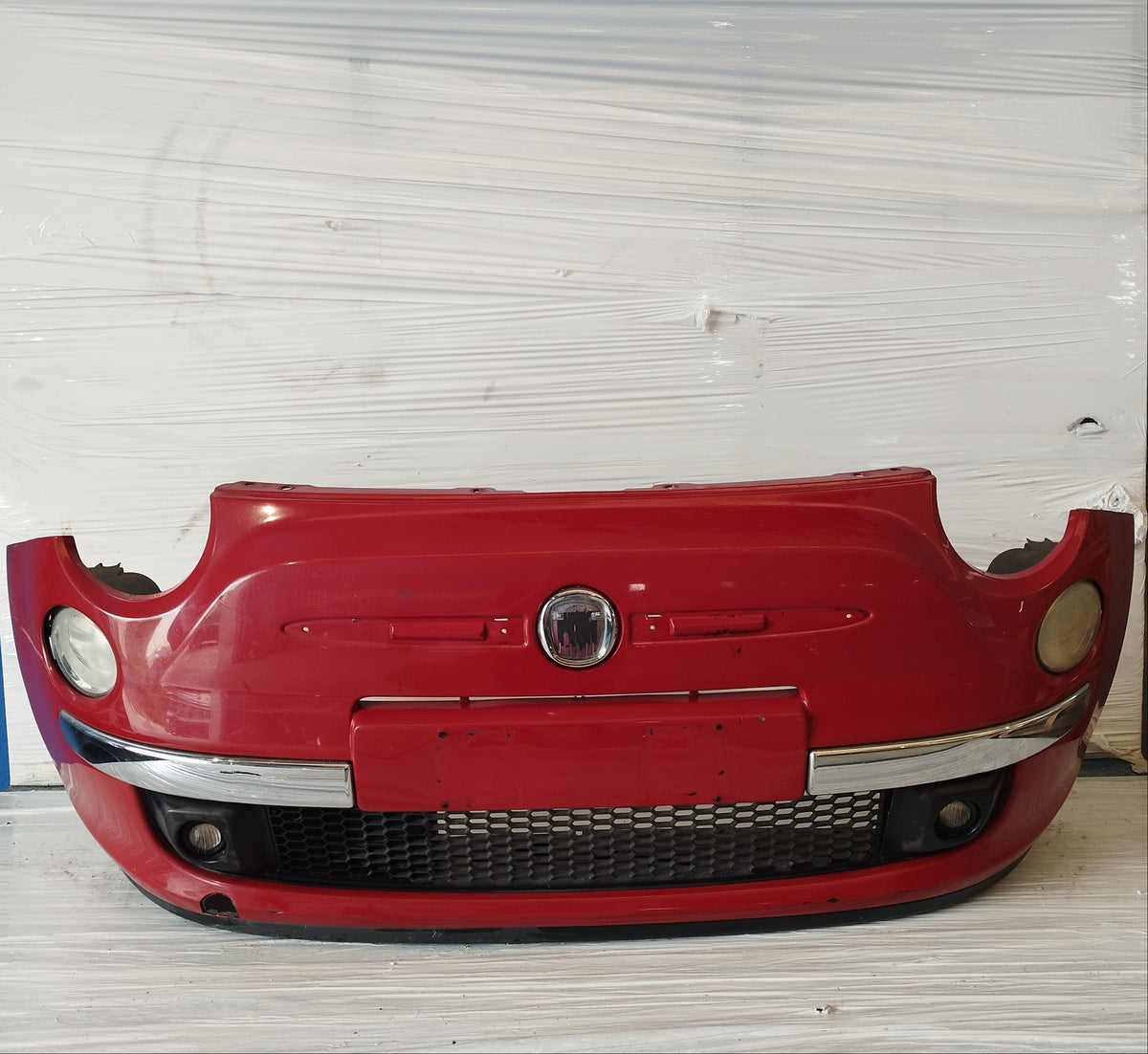 Paraurti anteriore rosso Fiat 500 (312) 2007-2015 ecoAC17634