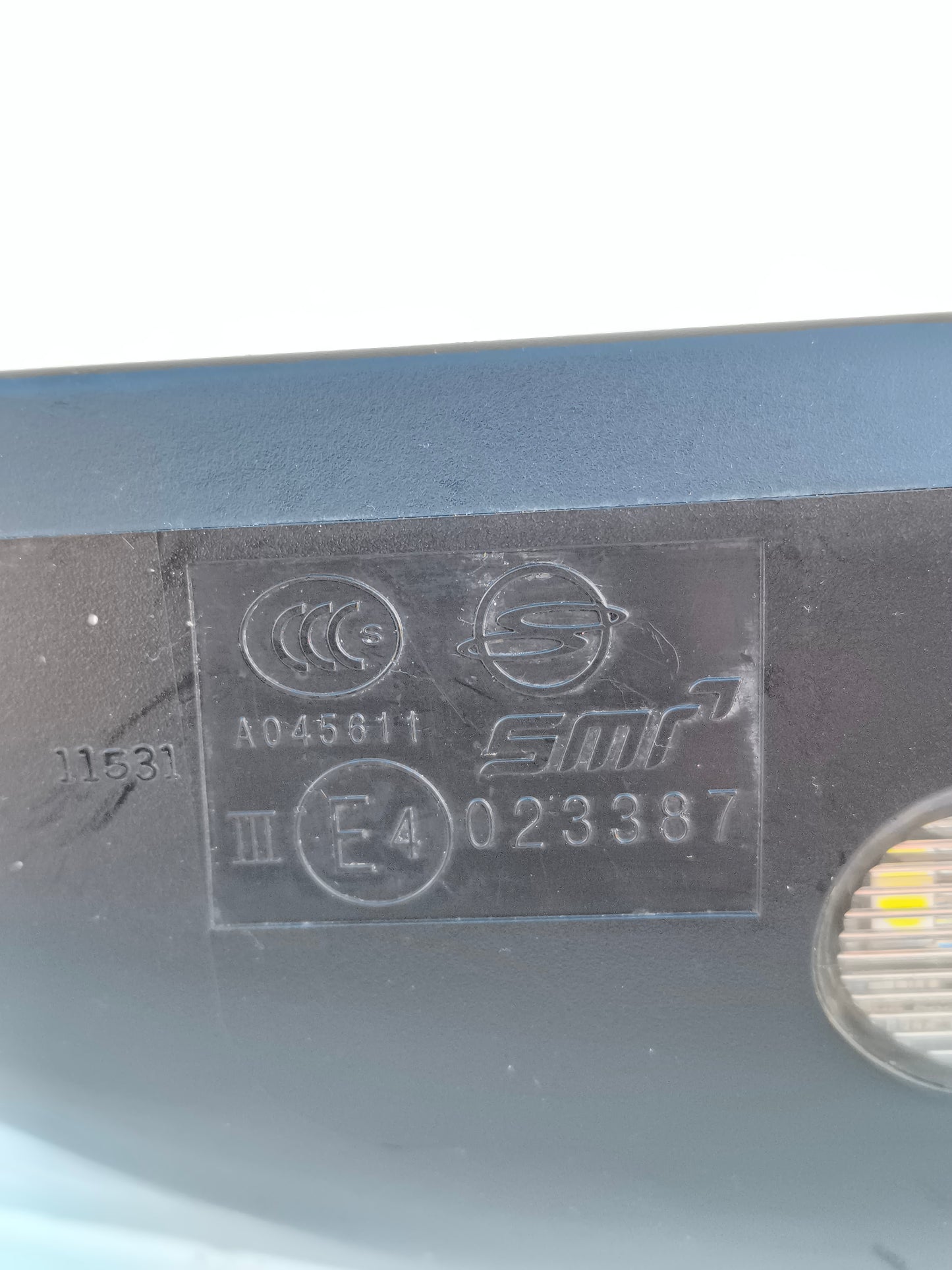 Specchietto sx grigio argento SsangYong Korando anno 2012 10 PIN ecoAG7817