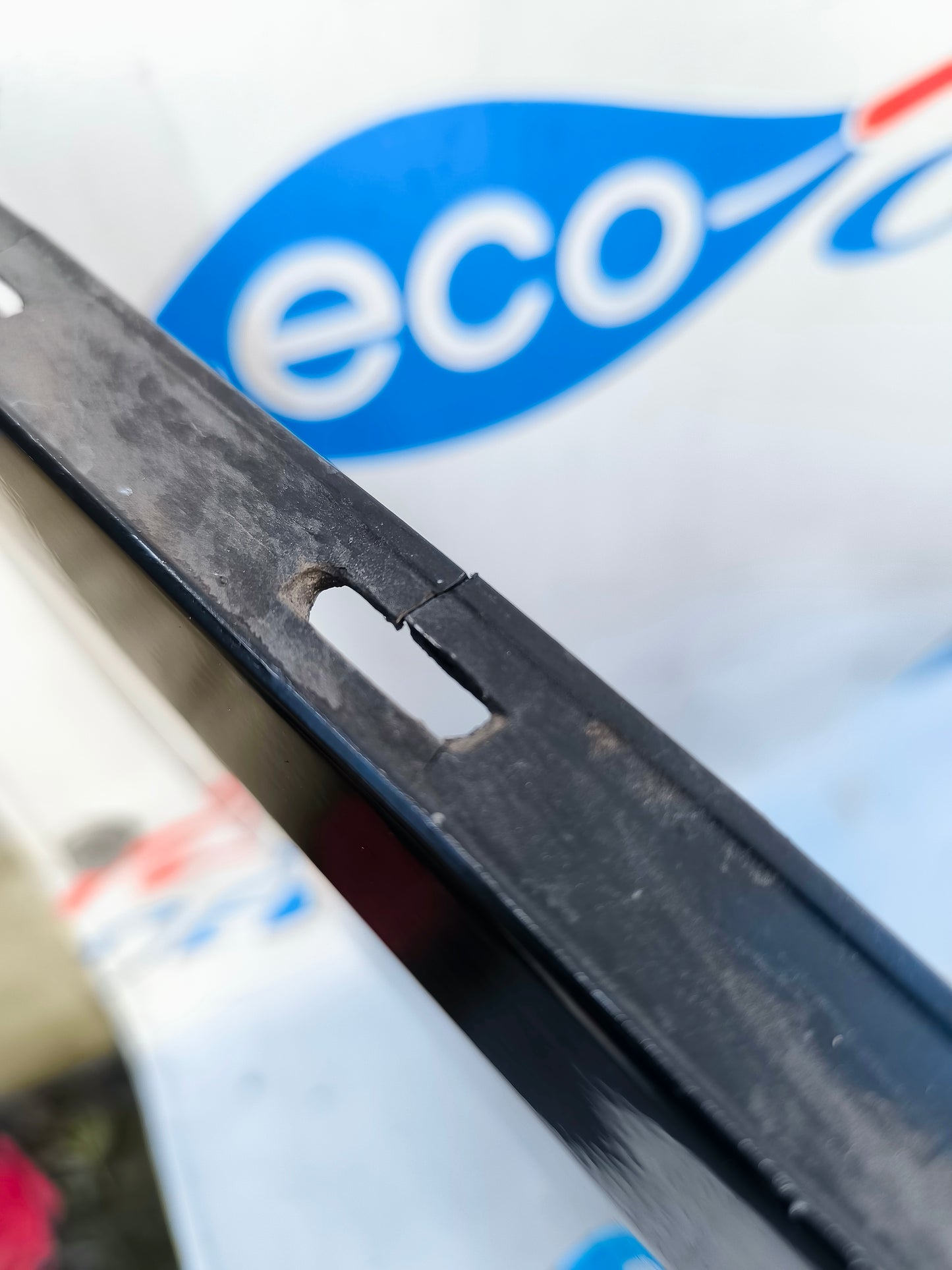 Schwarze Heckstoßstange Audi A4 B8 2010 Limousine ecoAG5753