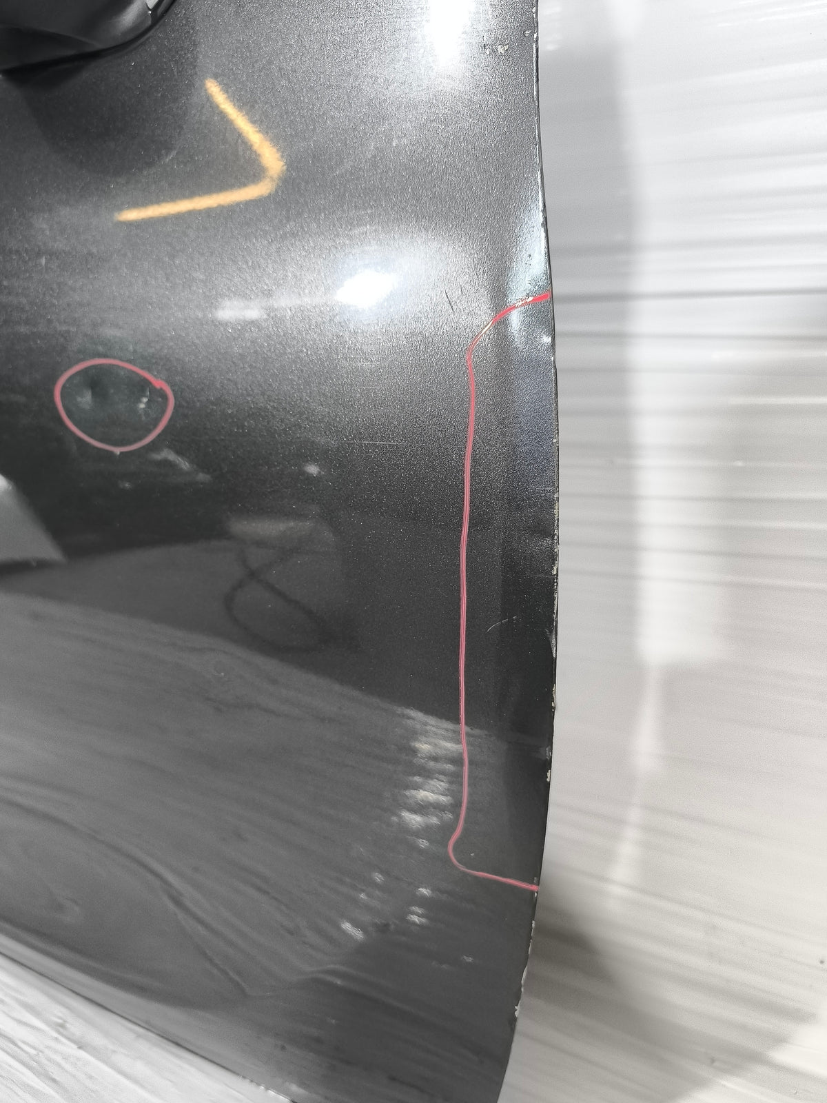Sportello anteriore dx grigio canna di fucile Peugeot 208 I anno 2012-2019 ecoAG9800