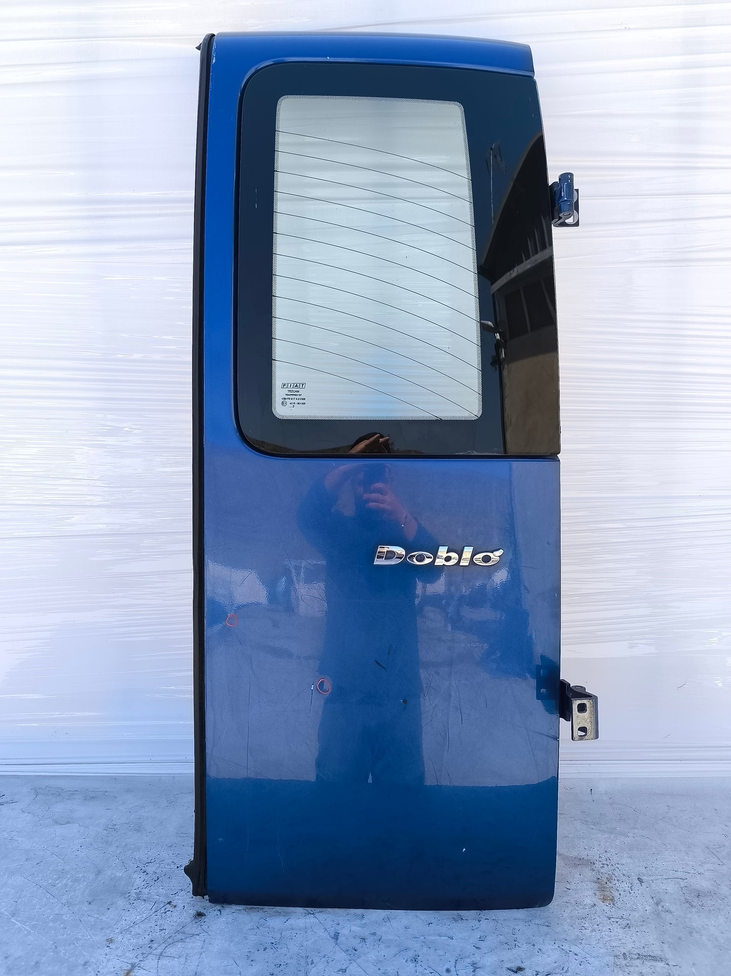 Sportello di carico posteriore dx blu Fiat Doblò (223) anno 2005-2010 Restyling ecoAG8195