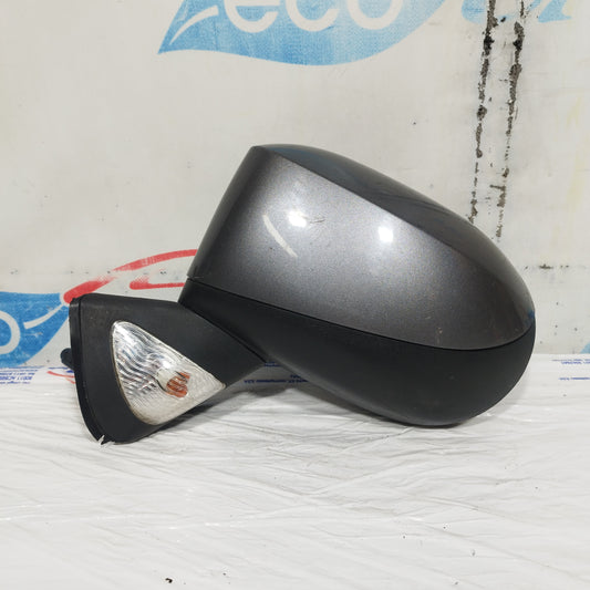 Dunkelgrauer elektrischer Außenspiegel vorne links für Renault Modus 2008, 7-adrig, ecoAC10779