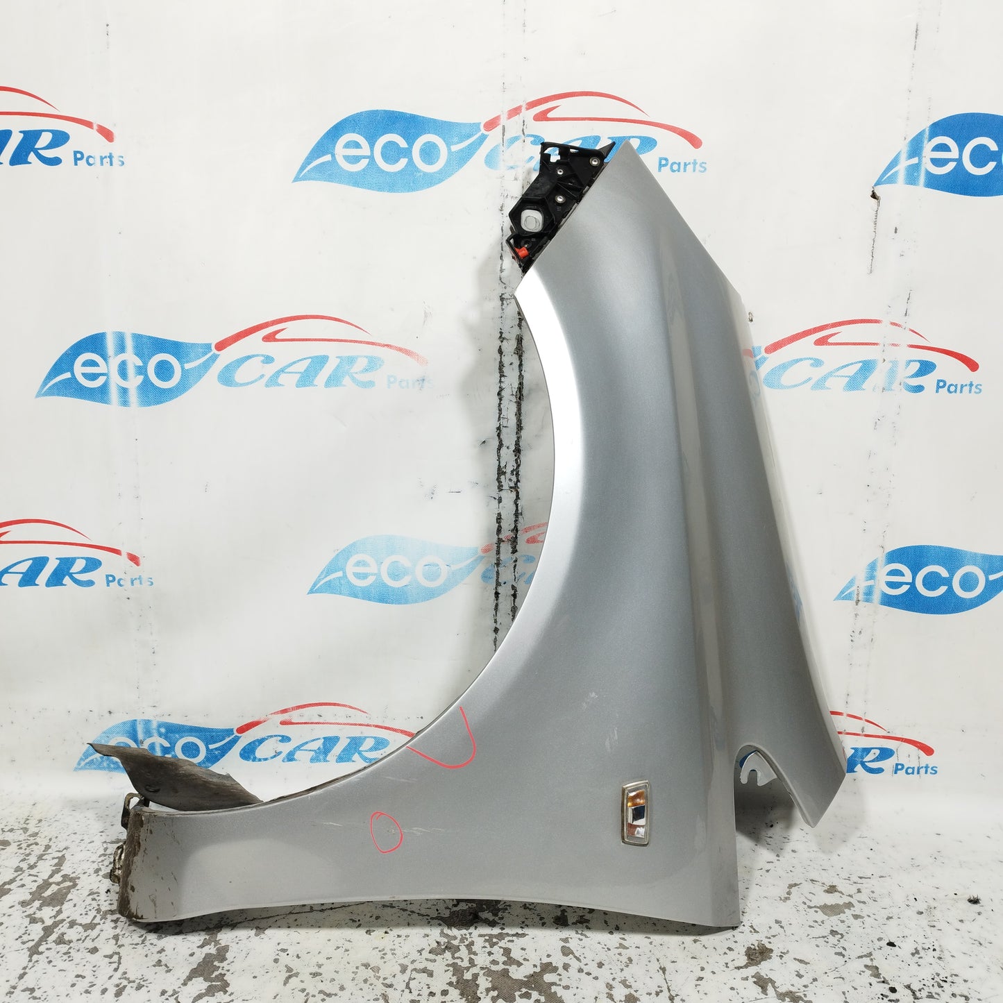 Front fender left silver grey Opel Corsa D 2012 ecoAC10620