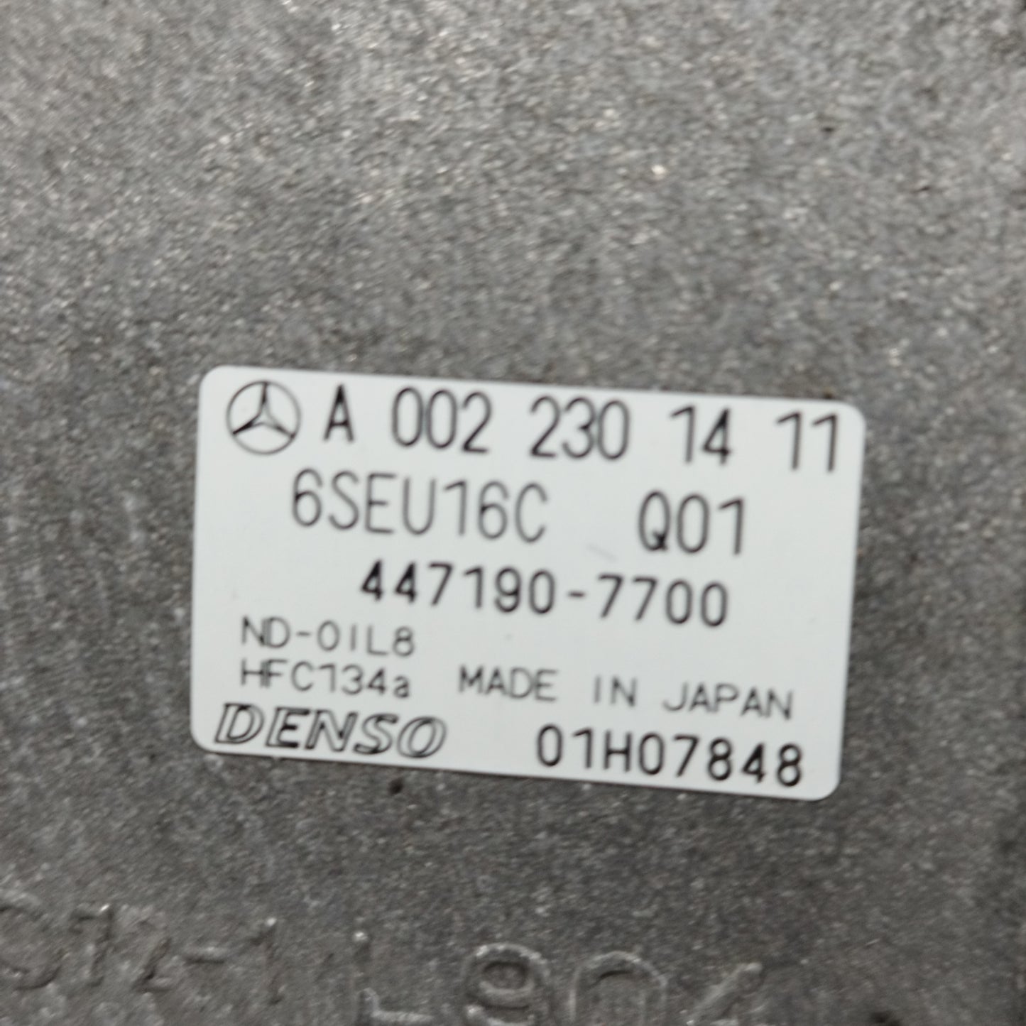 Compressore a / c Mercedes Classe A / B  W169 / W245 2.0 CDI 2005-2011 cod: A0022301411 / 447190-7700 ecoAC15516