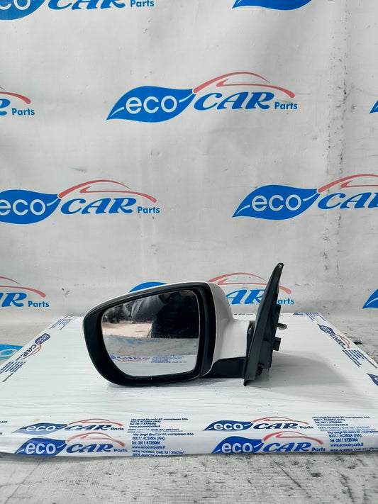 Linker elektrischer Außenspiegel, weiß, Hyundai ix35, Baujahr 2012, 8-polig, ecoAG6293