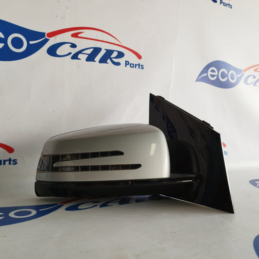 Elektrischer rechter Außenspiegel, silbergrau, Mercedes B-Klasse W246, Baujahre 2011–2018, 7-adrig, ecoAC115