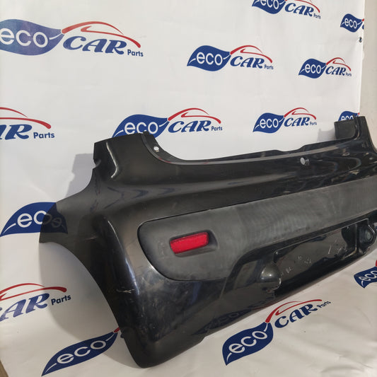 Rear bumper Citroen C1 2005 black ecoAG277
