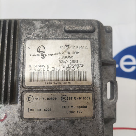 Centralina iniezione GPL Fiat Grande Punto 1.2 B cod.616868000 ecoAG368