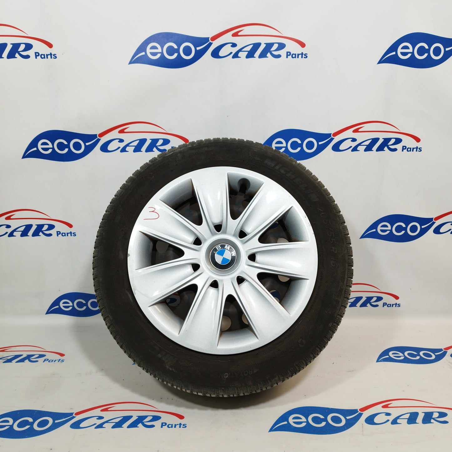 Cerchi in ferro completi di gomme Bmw 320 318 2008 ecoAC459